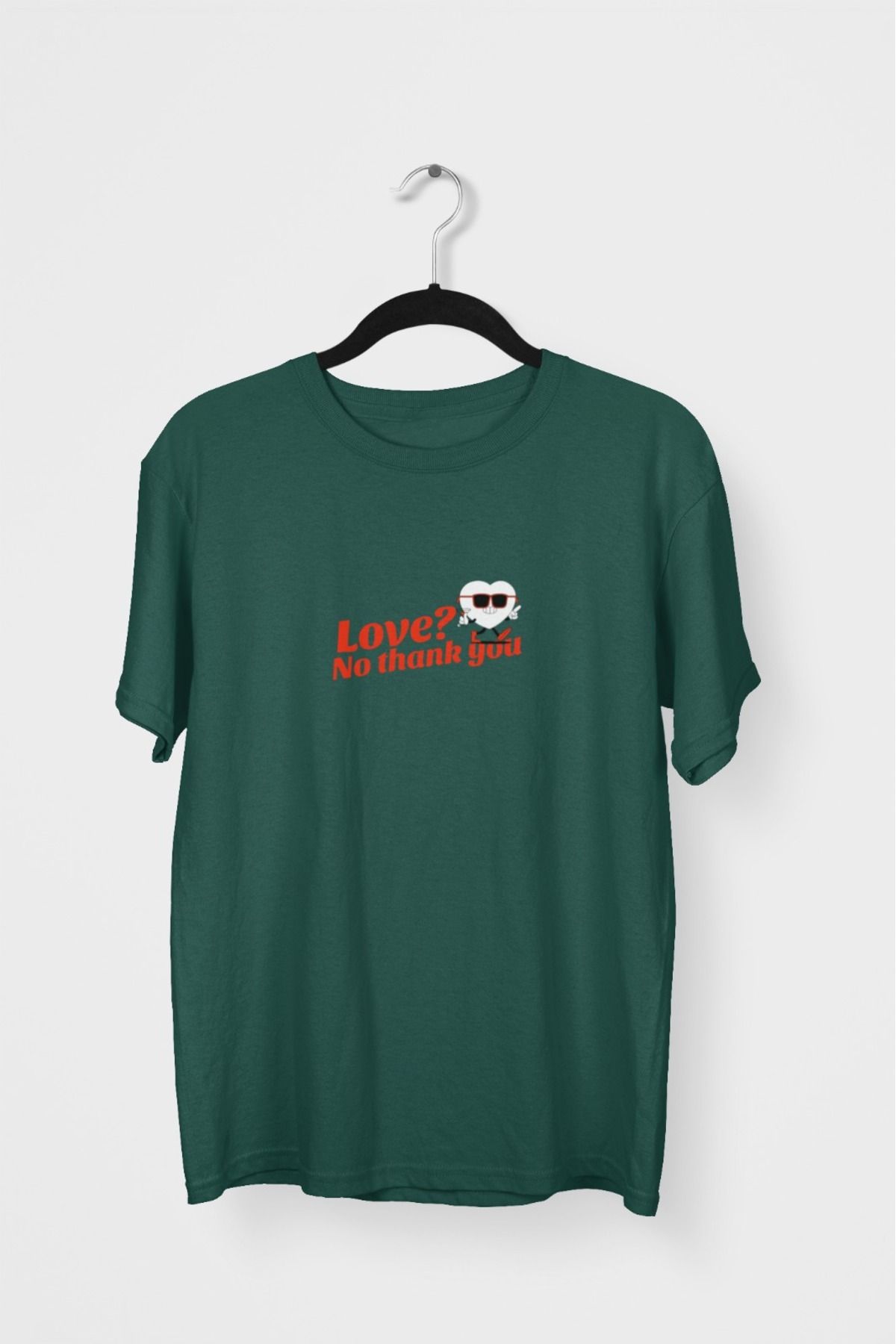 Butik ERKEK/KADIN -LOVE? - TRANSFER BASKILI YUVARLAK YAKA KISA KOL TİŞÖRT