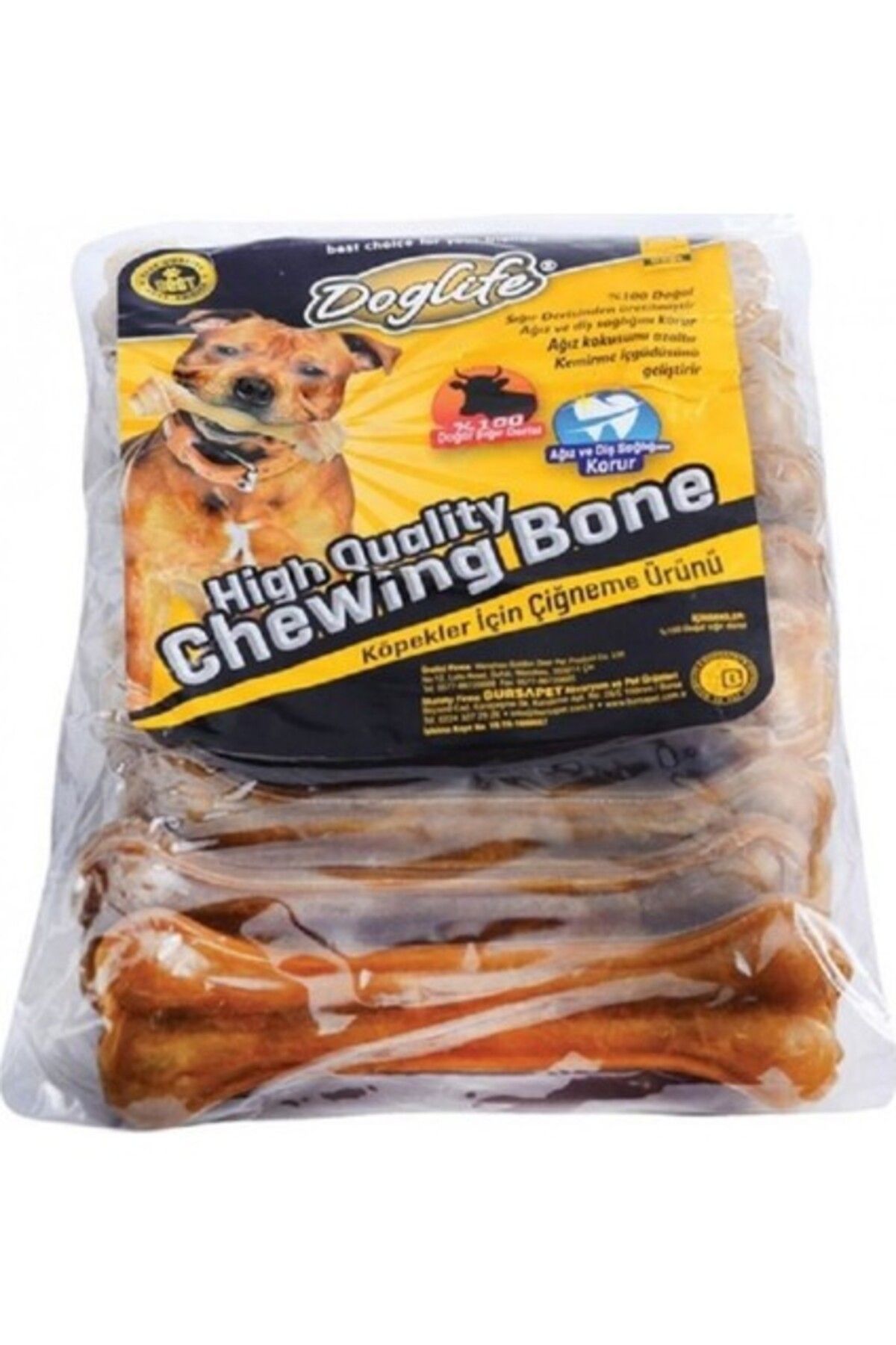 Orqinel Doglife Köpek Naturel Press Kemik 160 gr 10 Adet