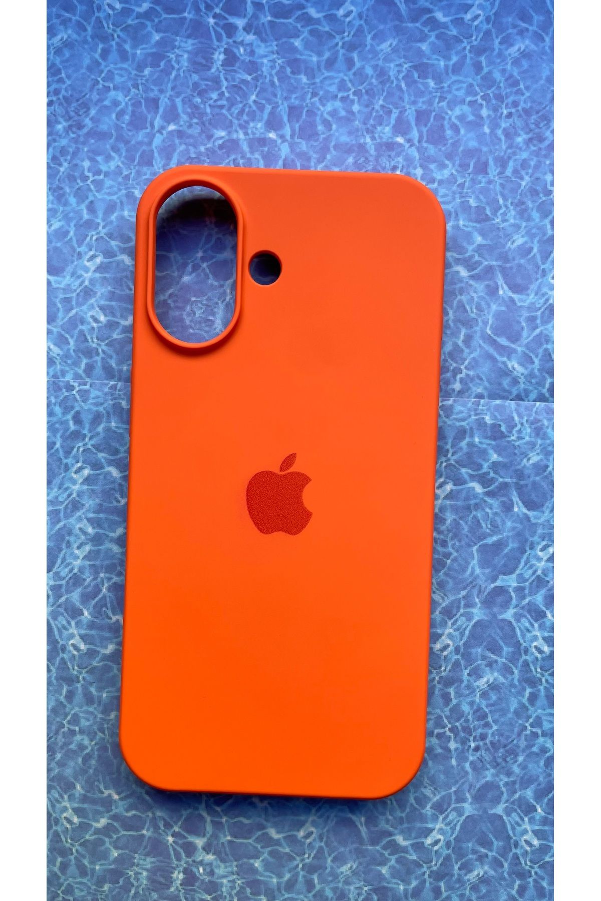 BCNCASE IPHONE 16 LOGOLU İLE UYUMLU LANSMAN SİLİKON İÇİ KADİFE KAPAK KILIF