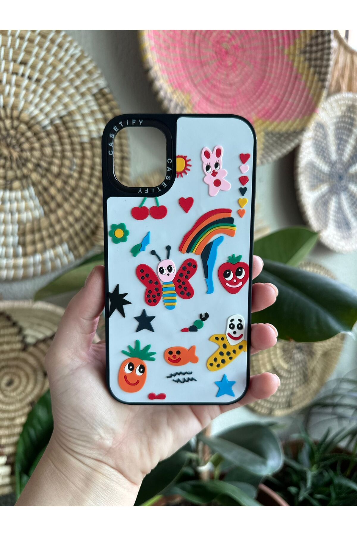 İZMİR ÖZER TEKNOLOJİ IPHONE 11 SİLİKON KILIF RENKLİ KABARTMALI