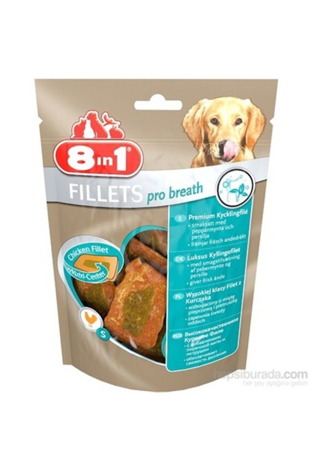 Orqinel 8in1 8İn1 Fillets Pro Breath Köpek Ödülü Small 80 Gr