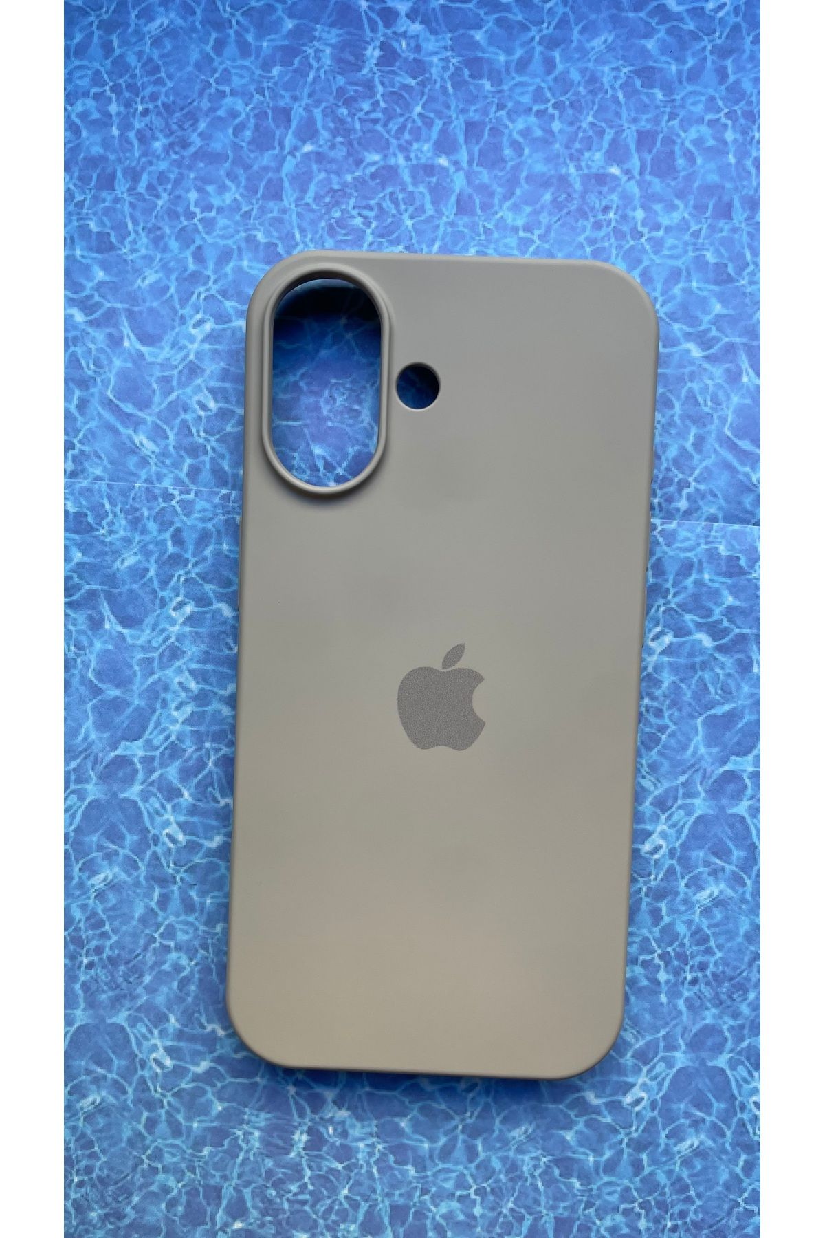 BCNCASE IPHONE 16 LOGOLU İLE UYUMLU LANSMAN SİLİKON İÇİ KADİFE KAPAK KILIF