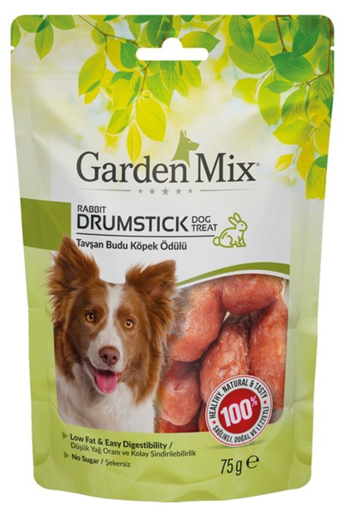 Orqinel Garden Mix Tavşan Budu Köpek Ödülü 75 gr