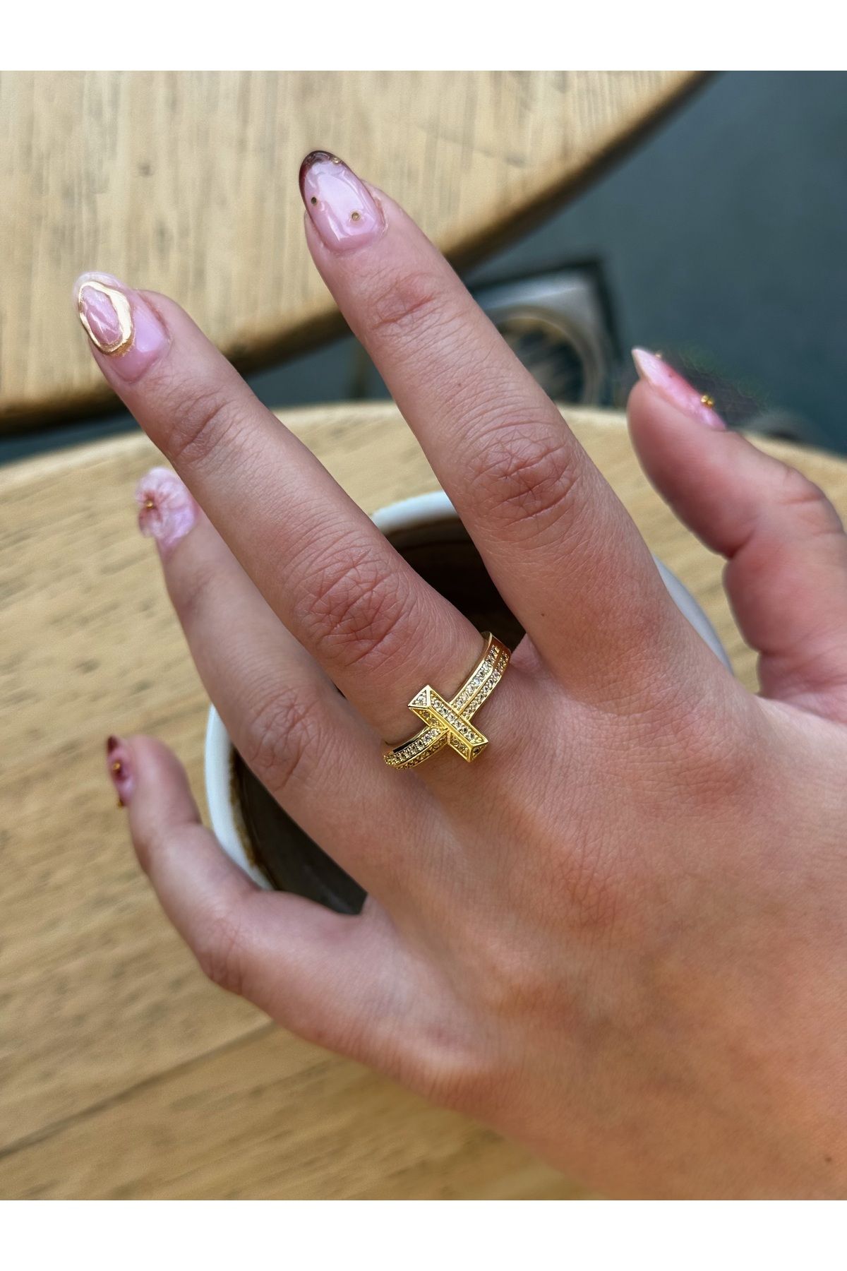 HeyYou Jewelry Ayarlı tiff yüzük