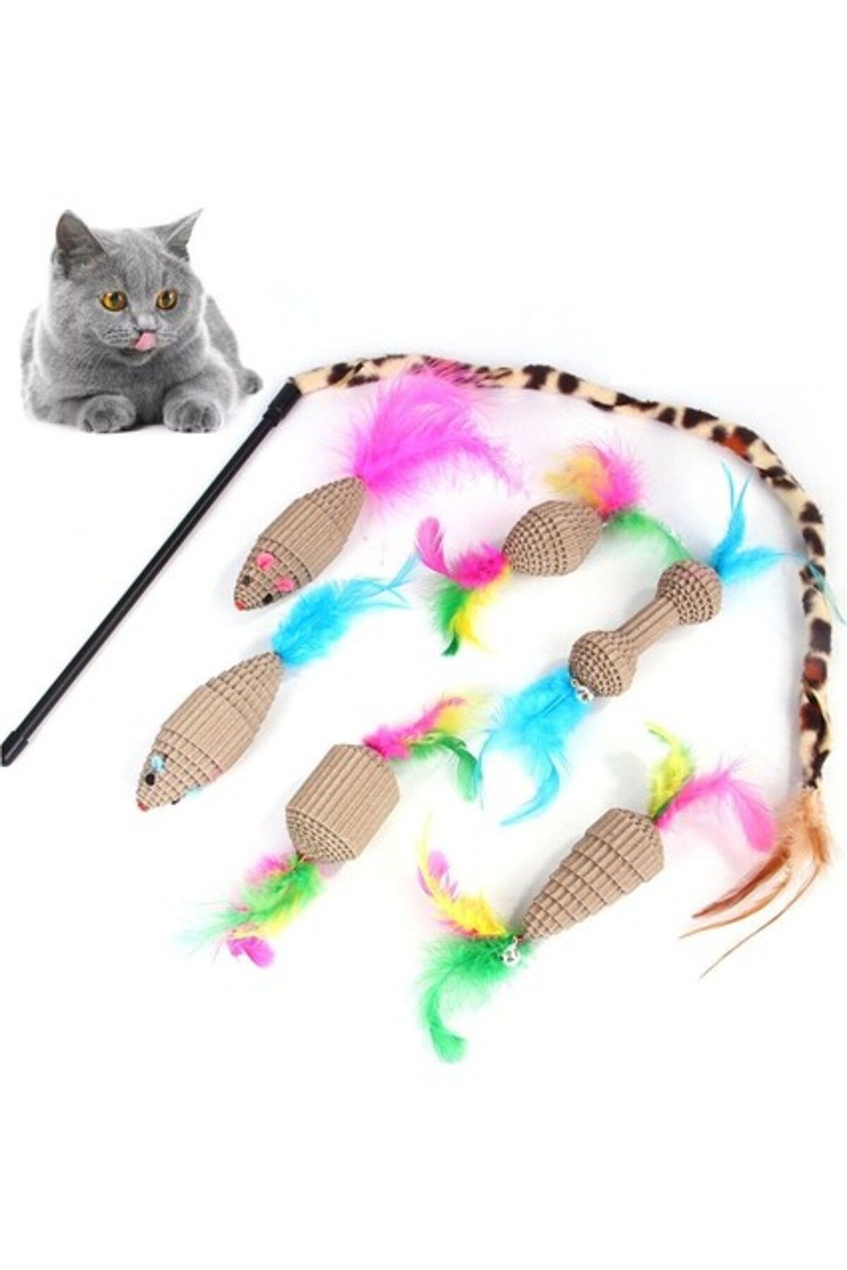 Orqinel Mixpet Kedi Oyuncak Seti 7 Parça Model 7