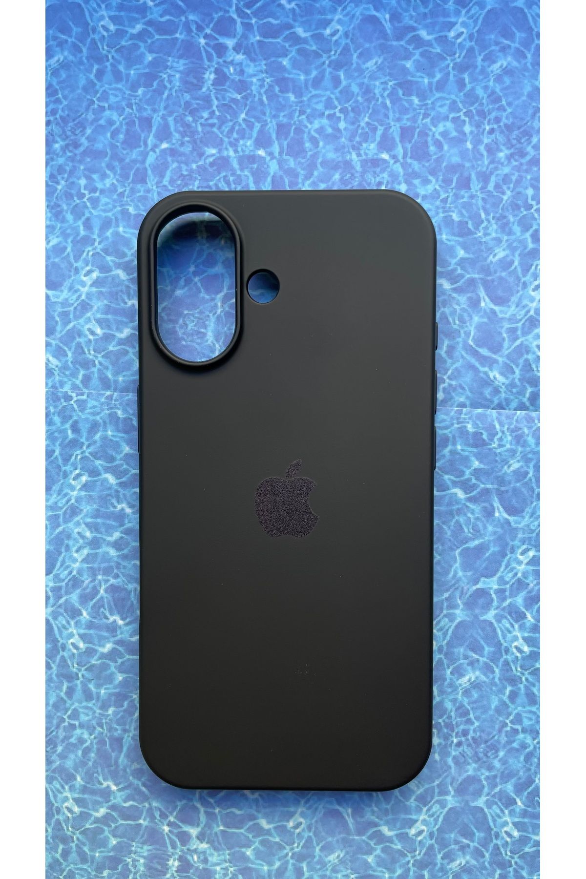 BCNCASE IPHONE 16 LOGOLU İLE UYUMLU LANSMAN SİLİKON İÇİ KADİFE KAPAK KILIF