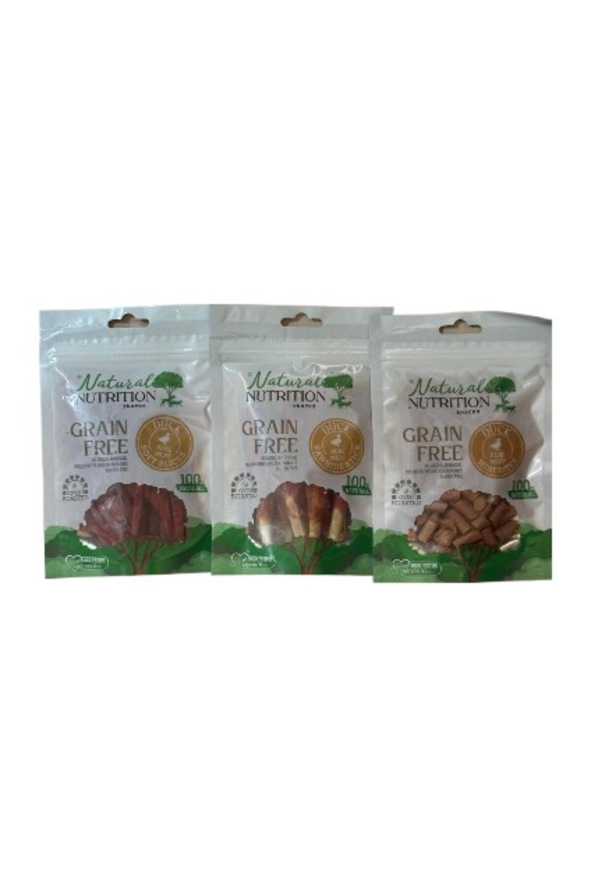 Orqinel Natural Nutrition Snacks Ördek Etli Şekilli Köpek Ödülü 3x75 gr