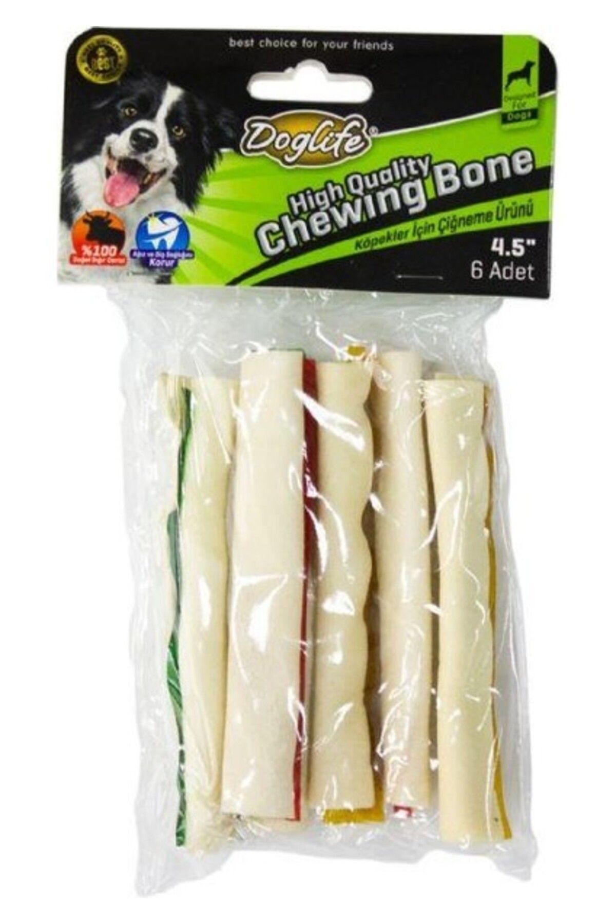 Orqinel Doglife Renkli Sarma Çubuk 7gr/ad.6lı