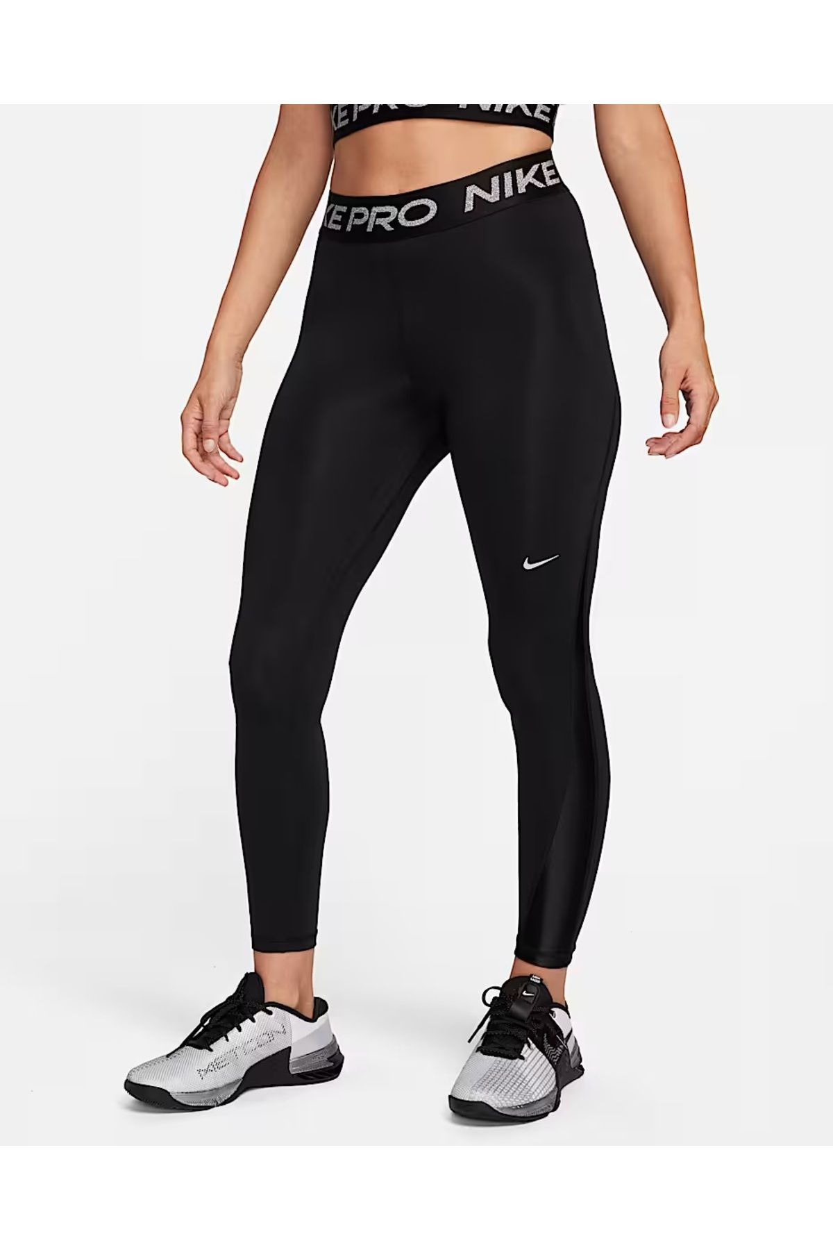 Nike Pro Mid-Rise 7/8 Shine Training Kadın Tayt SPRINT SPORT