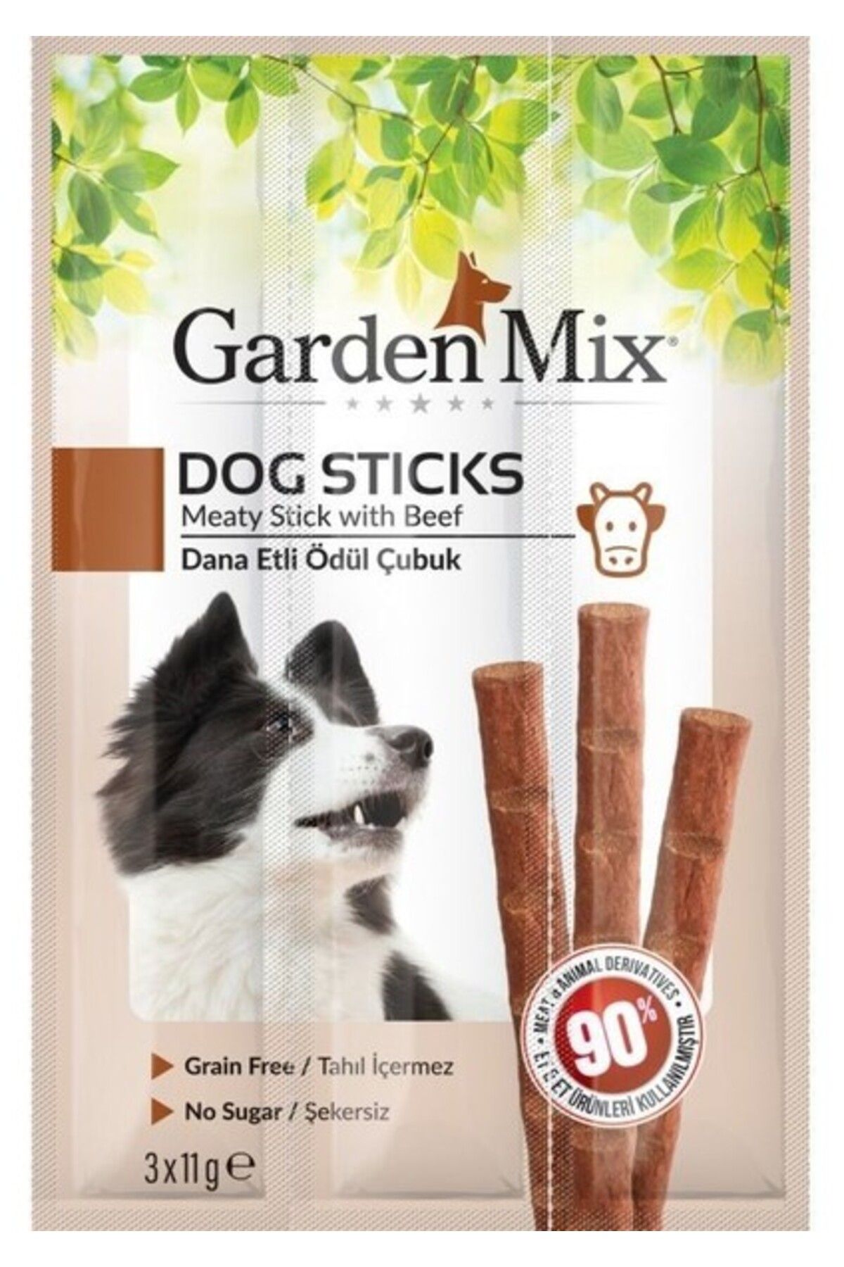 Orqinel Garden Mix Dana Etli Köpek Stick Ödül 3*11g