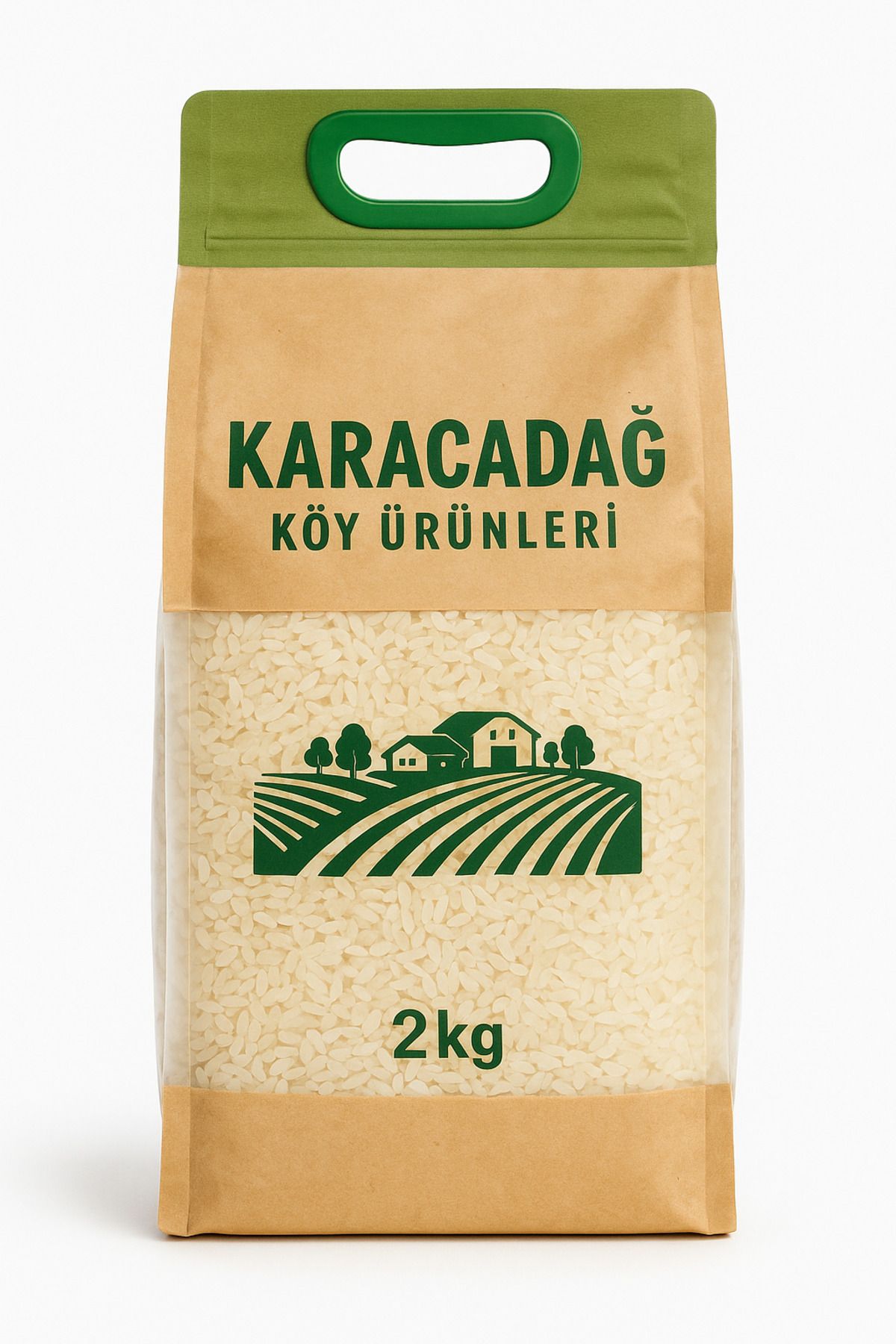 karacadağ Karacadağ Köy Ürünleri Karacadağ Pirinci 2 KG – Yerli, Doğal ve Katkısız