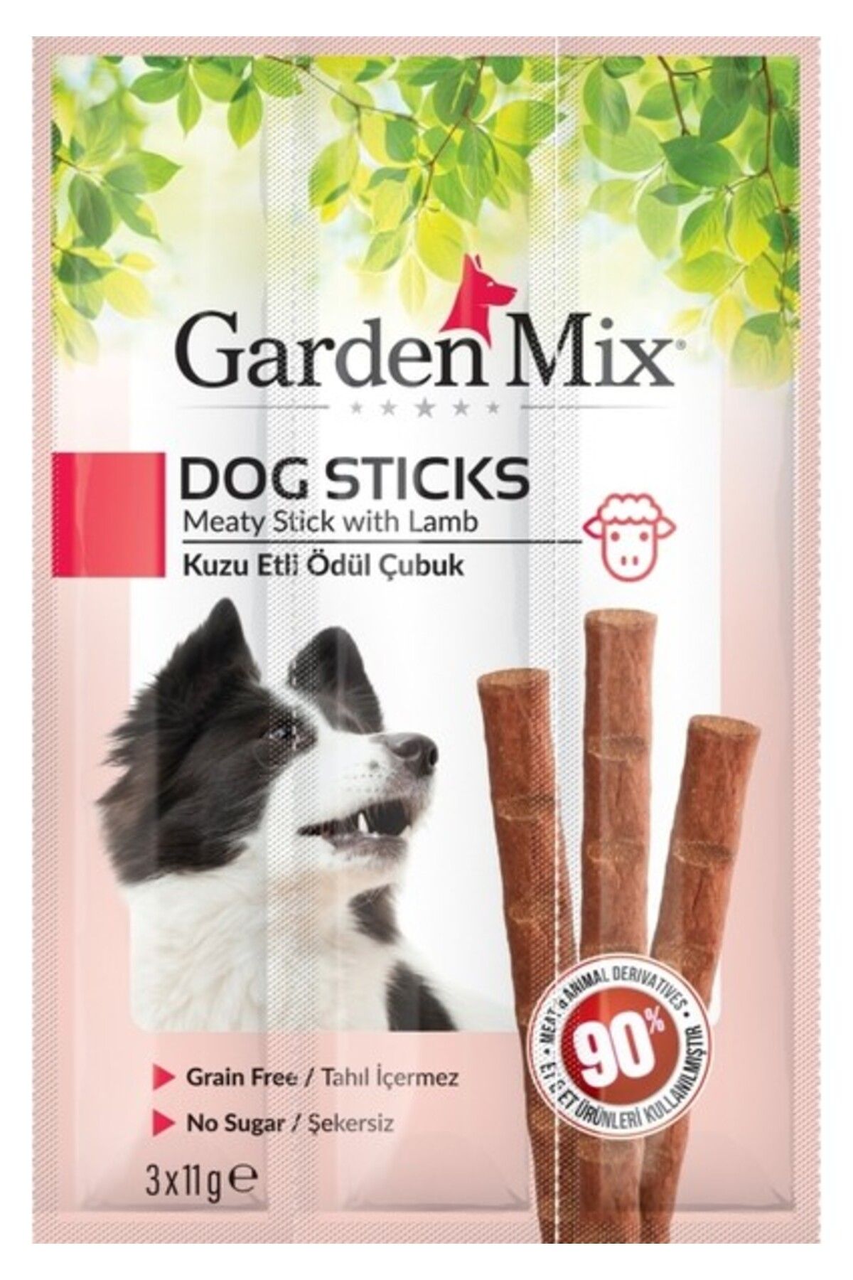 Orqinel Garden Mix Gardenmix Kuzu Etli Köpek Stick Ödül 3*11G