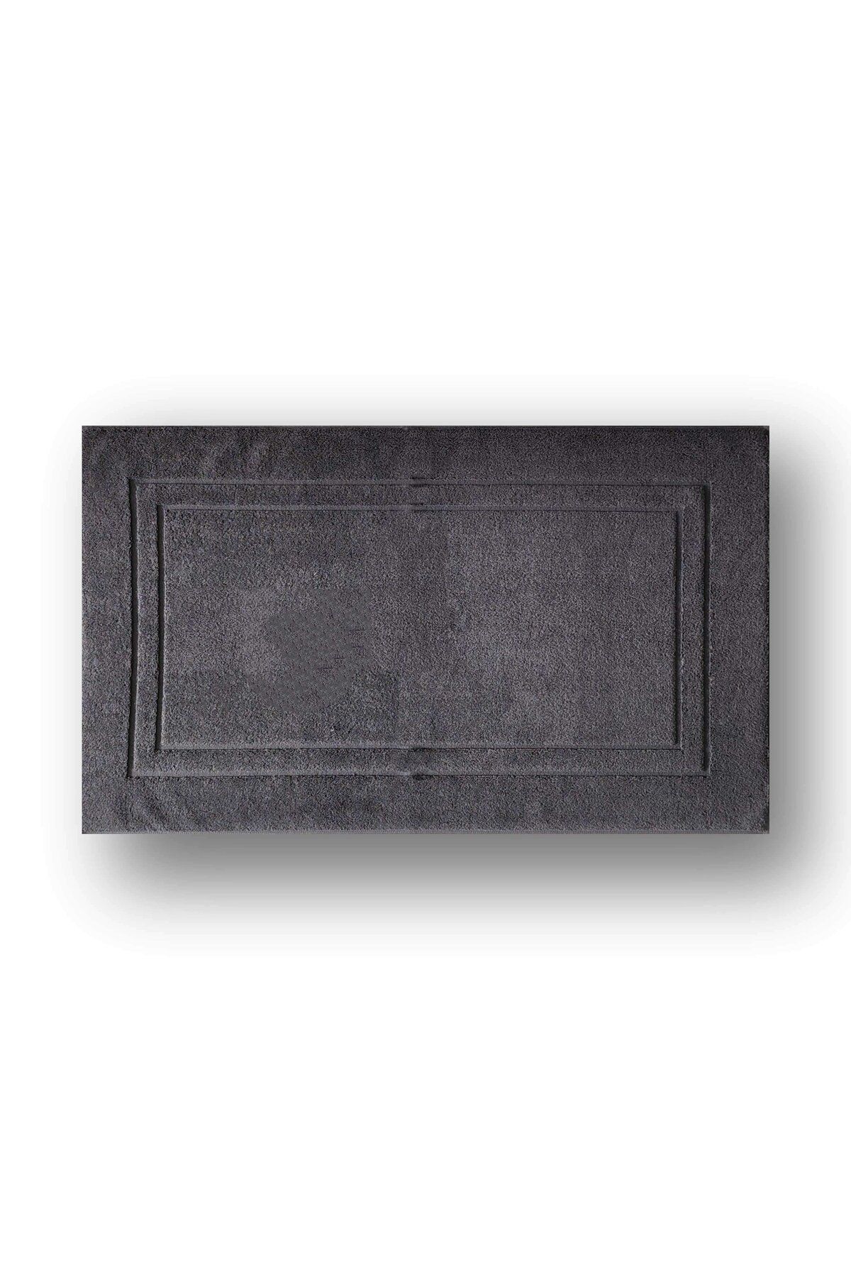 Alesta Home Pamuklu Antrasit Ayak Havlusu 50x80 cm HVL078
