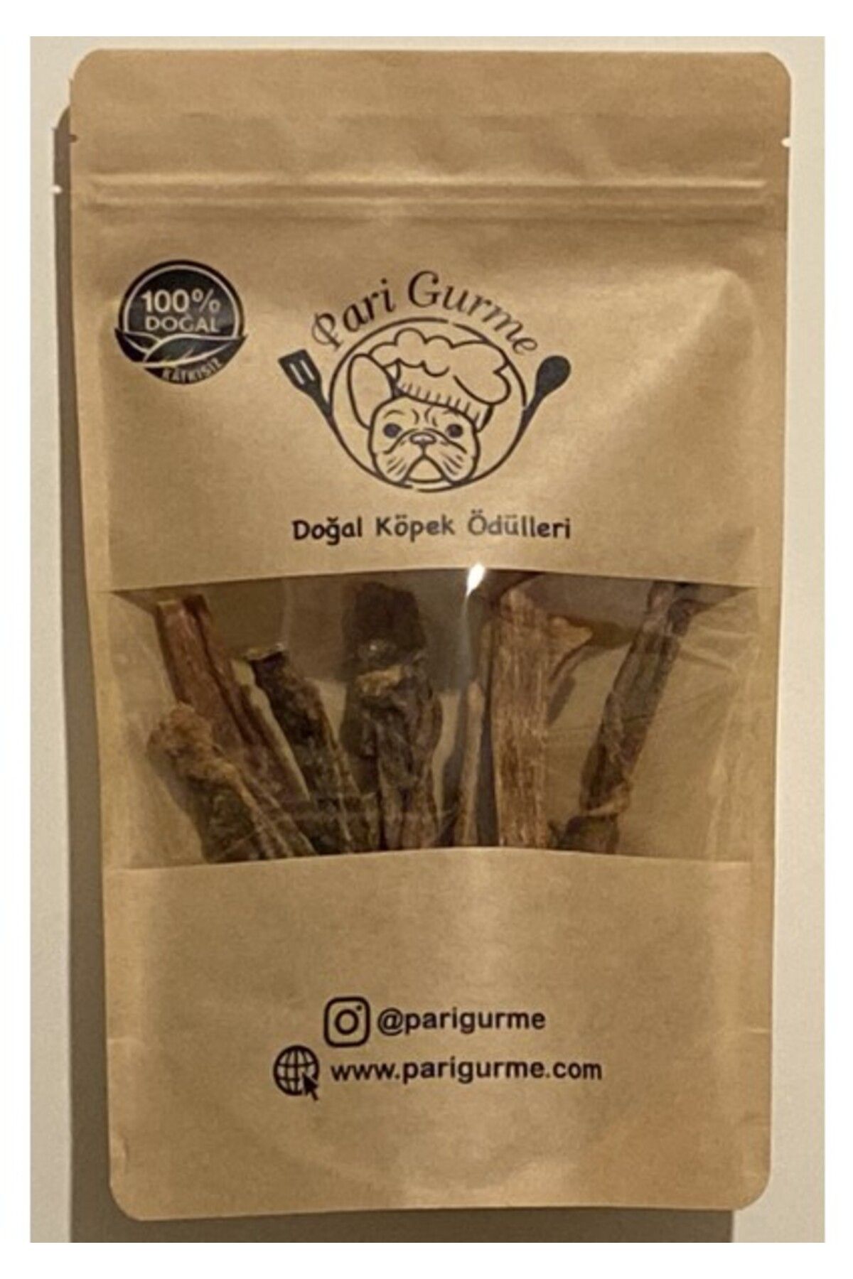 Orqinel Pari Gurme Inek Memesi Çubuk Köpek Ödülü %100 Doğal Naturel 200GR 3593223847580