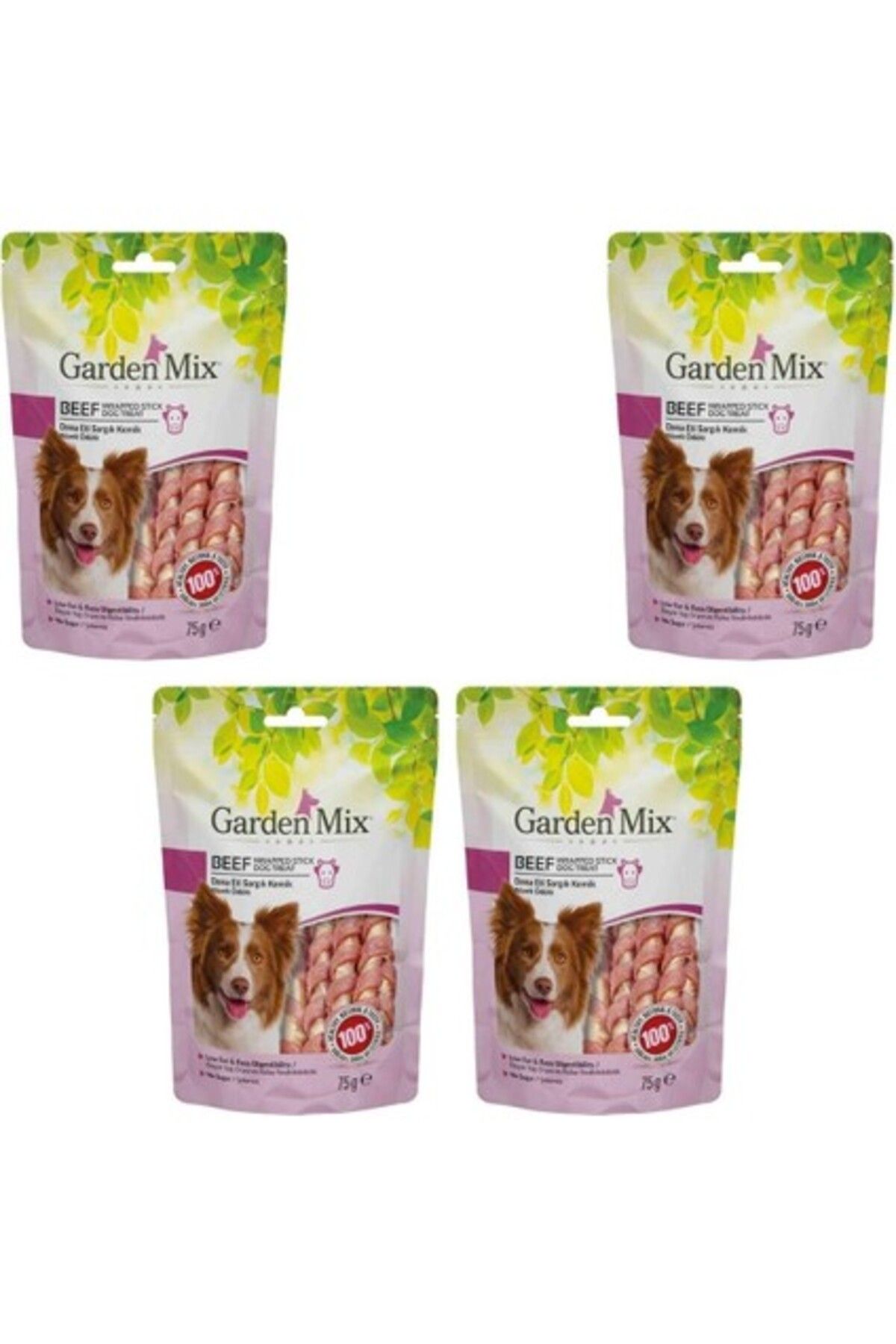 Orqinel Garden Mix Dana Etli Kemik Köpek Ödül Maması 75 gr x 4 Adet