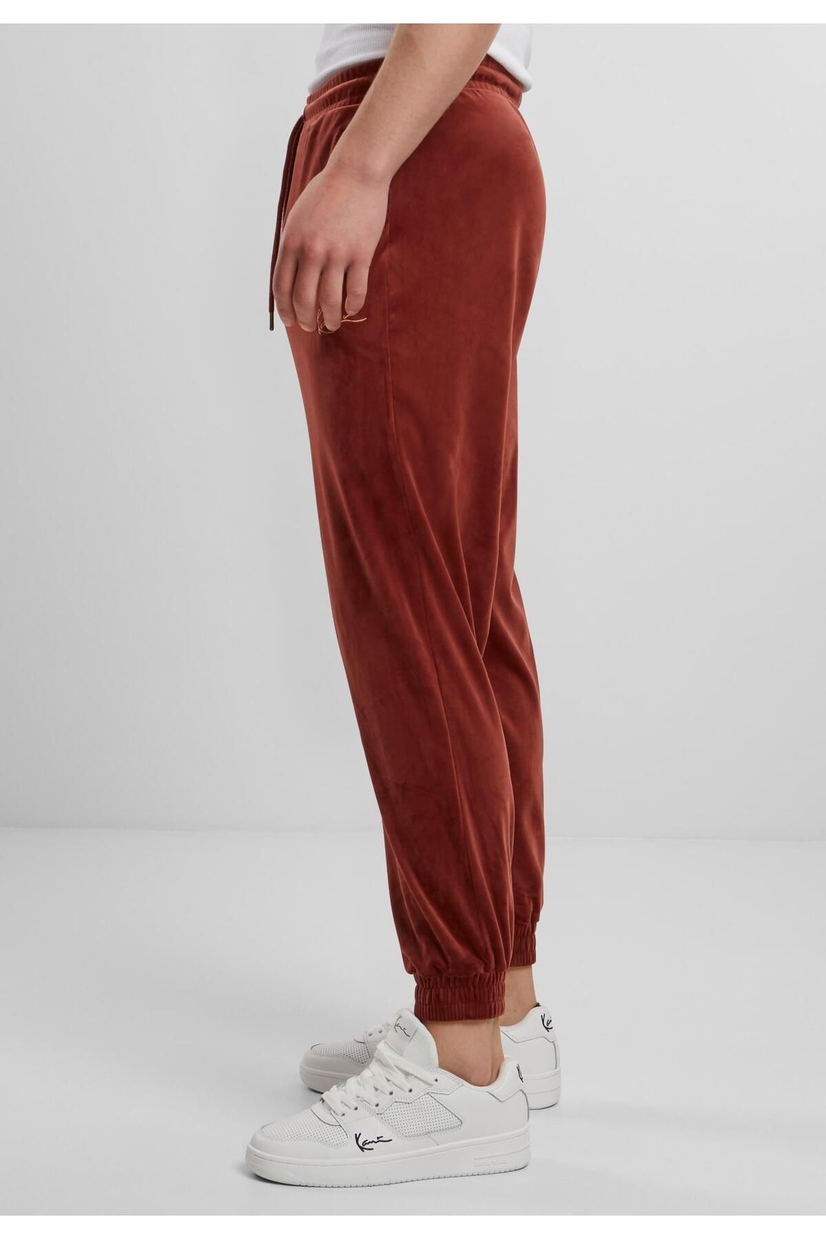 KARL KANI-Herren Km223-070-1 Small Signature Velvet Pants 7