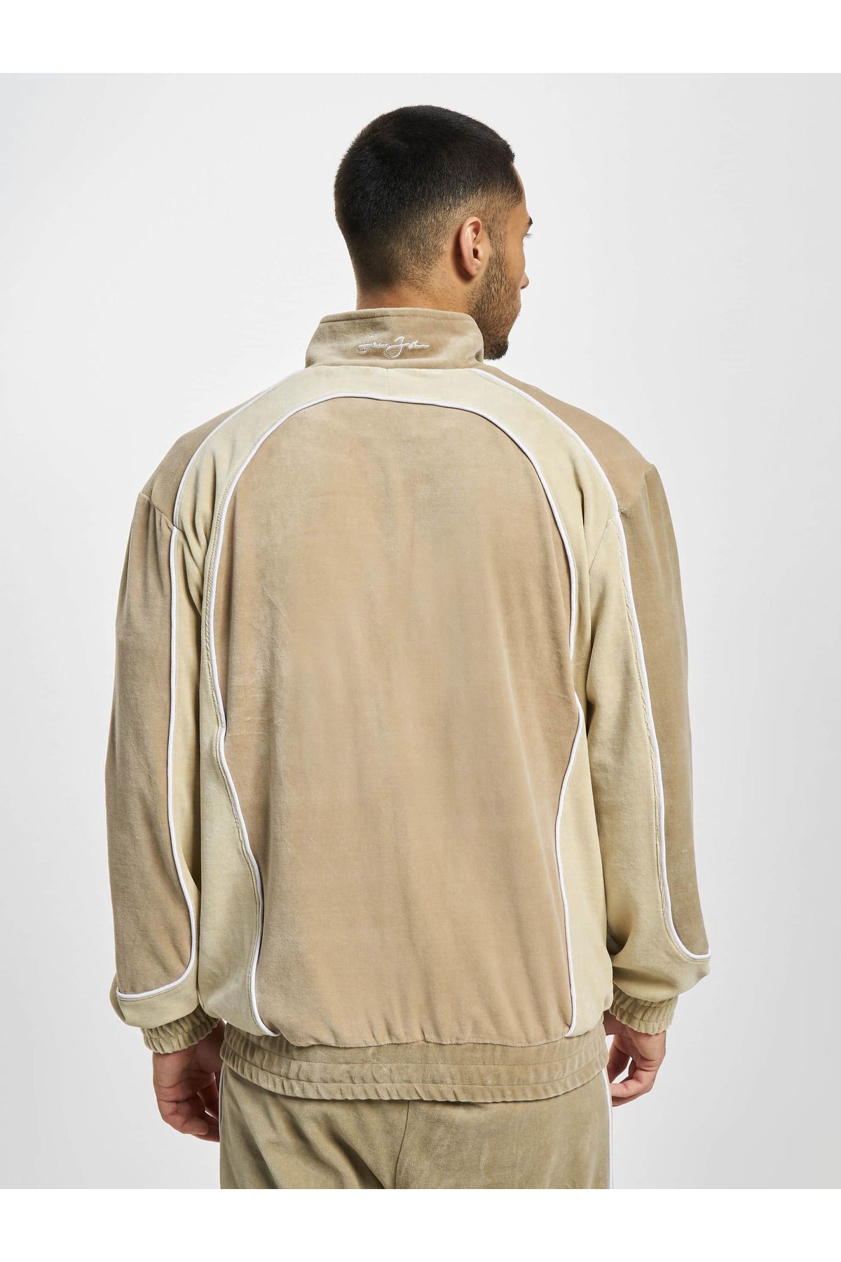 Sean John-Herren Jm231-013-02 Sj Script Logo Colorblock Velours Trackjacket 2