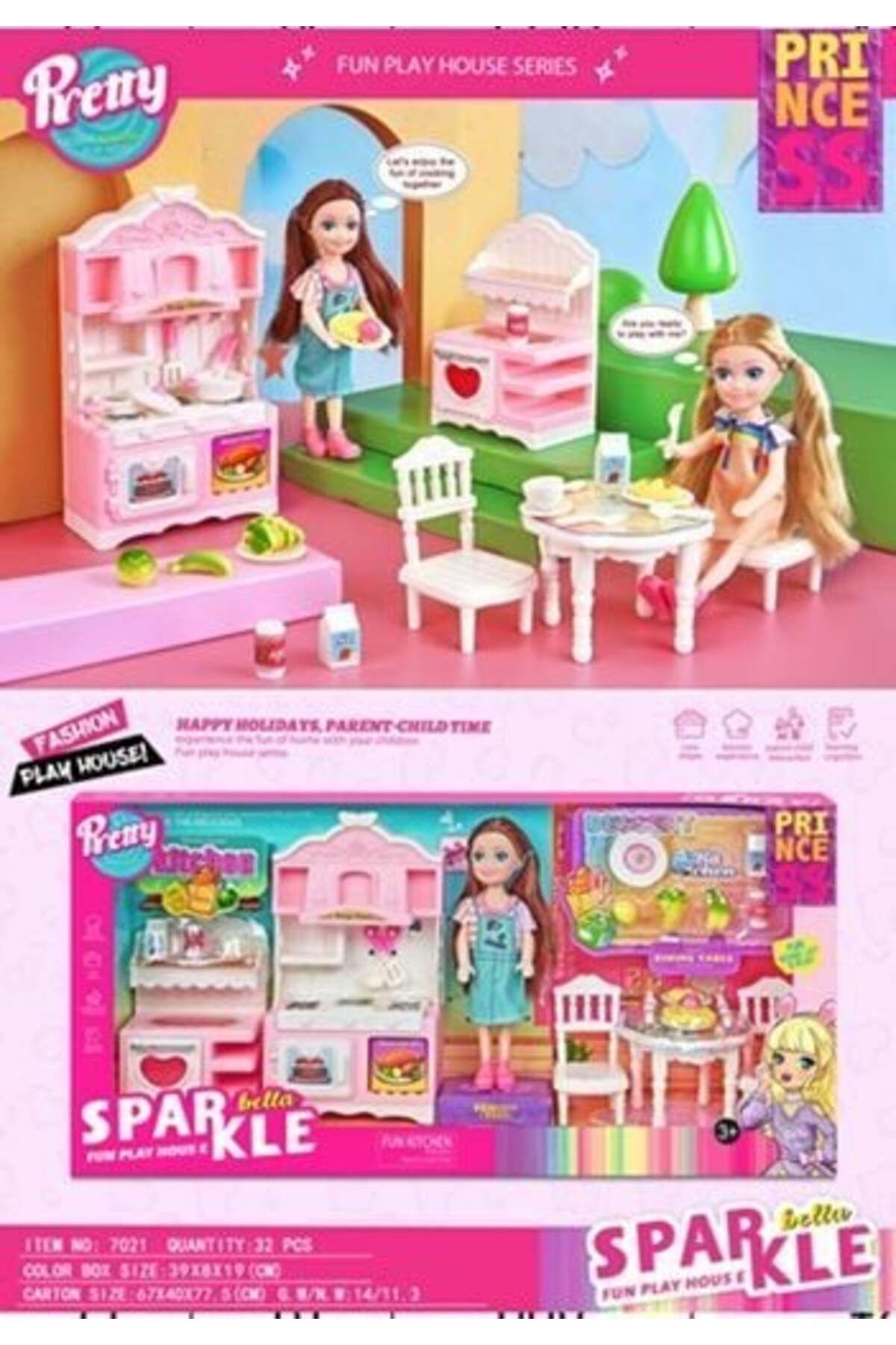Seher Bella Sparkle Mutfak Teması 7021 ANK