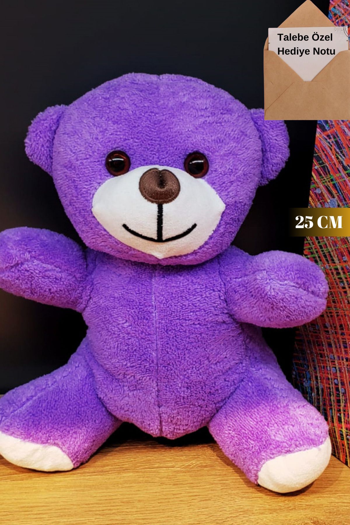 Hane Dostu 25 Cm Kaliteli Peluş Sevimli Oyuncak Ayı | Hediyelik Peluş Ayıcık