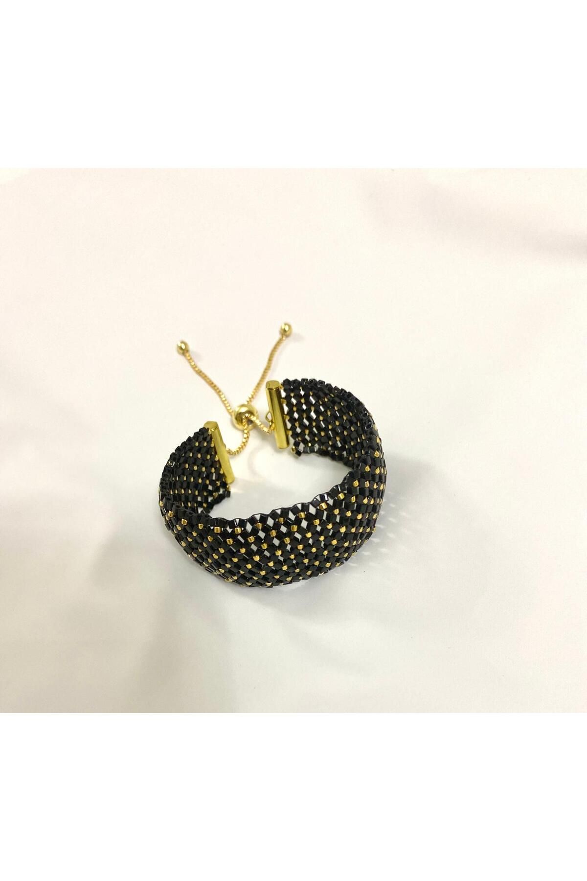 Butik Çok Şık Delica Ve Kare Boncuk Bileklik