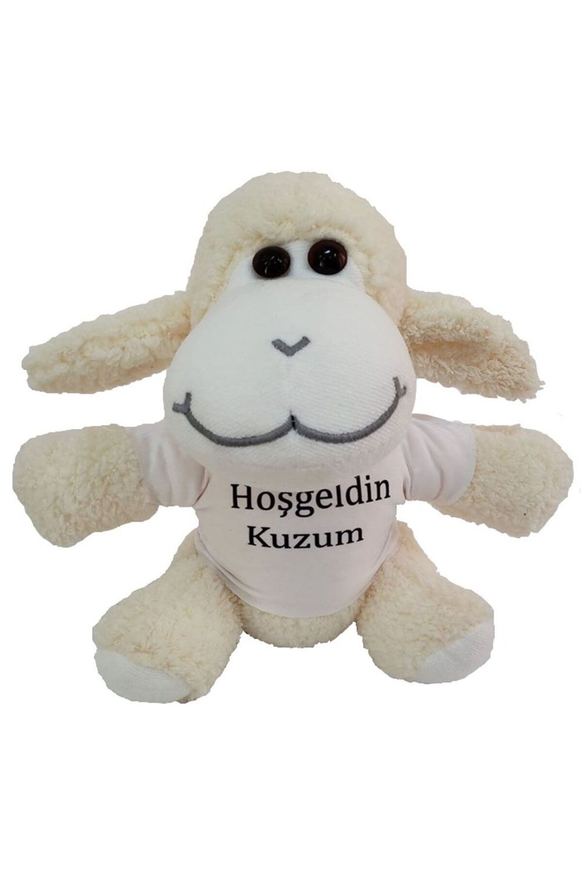 Epilons Hoşgeldin Kuzum Tişörtlü Peluş Kuzu