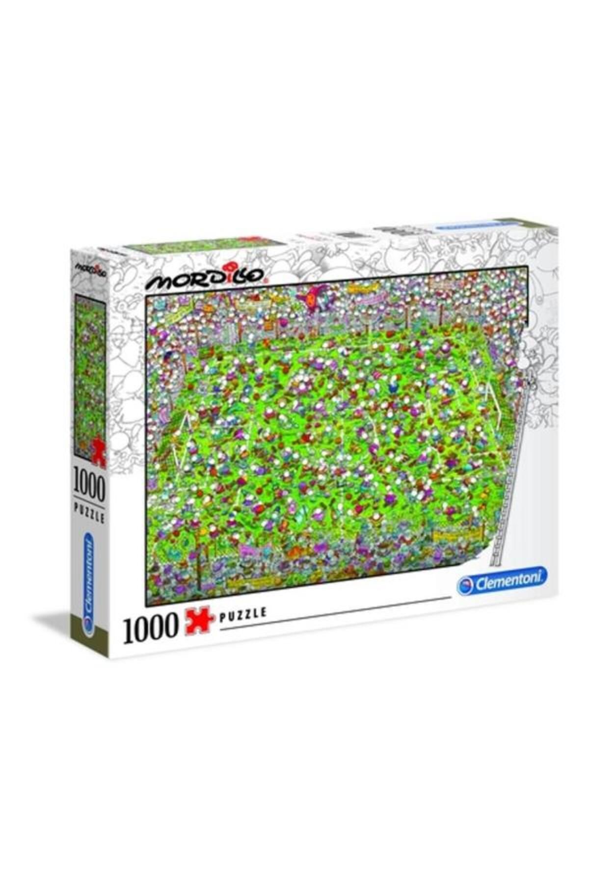CLEMENTONI Puzzle 1000 Parça Mordıllo The Match 39537 ANK