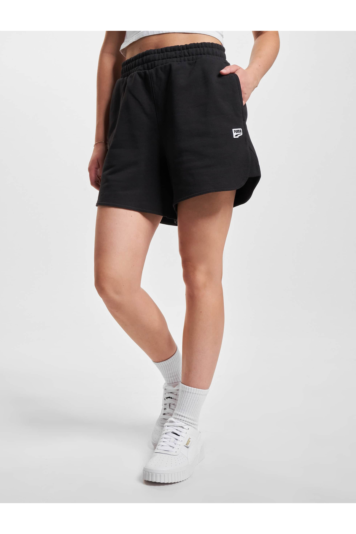 Puma-Damen Downtown High Waist Tr Shorts 3