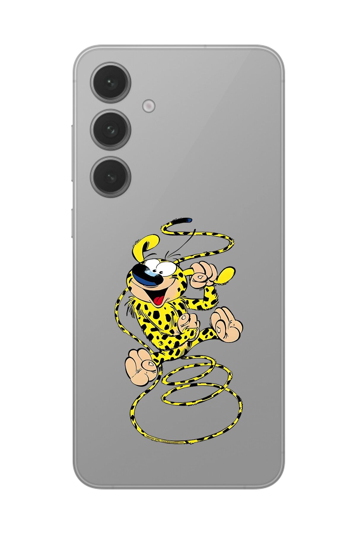 Dali Design Galaxy S24+ Uyumlu Şeffaf Kılıf Cartoon Marsupilami 9 Tasarımlı
