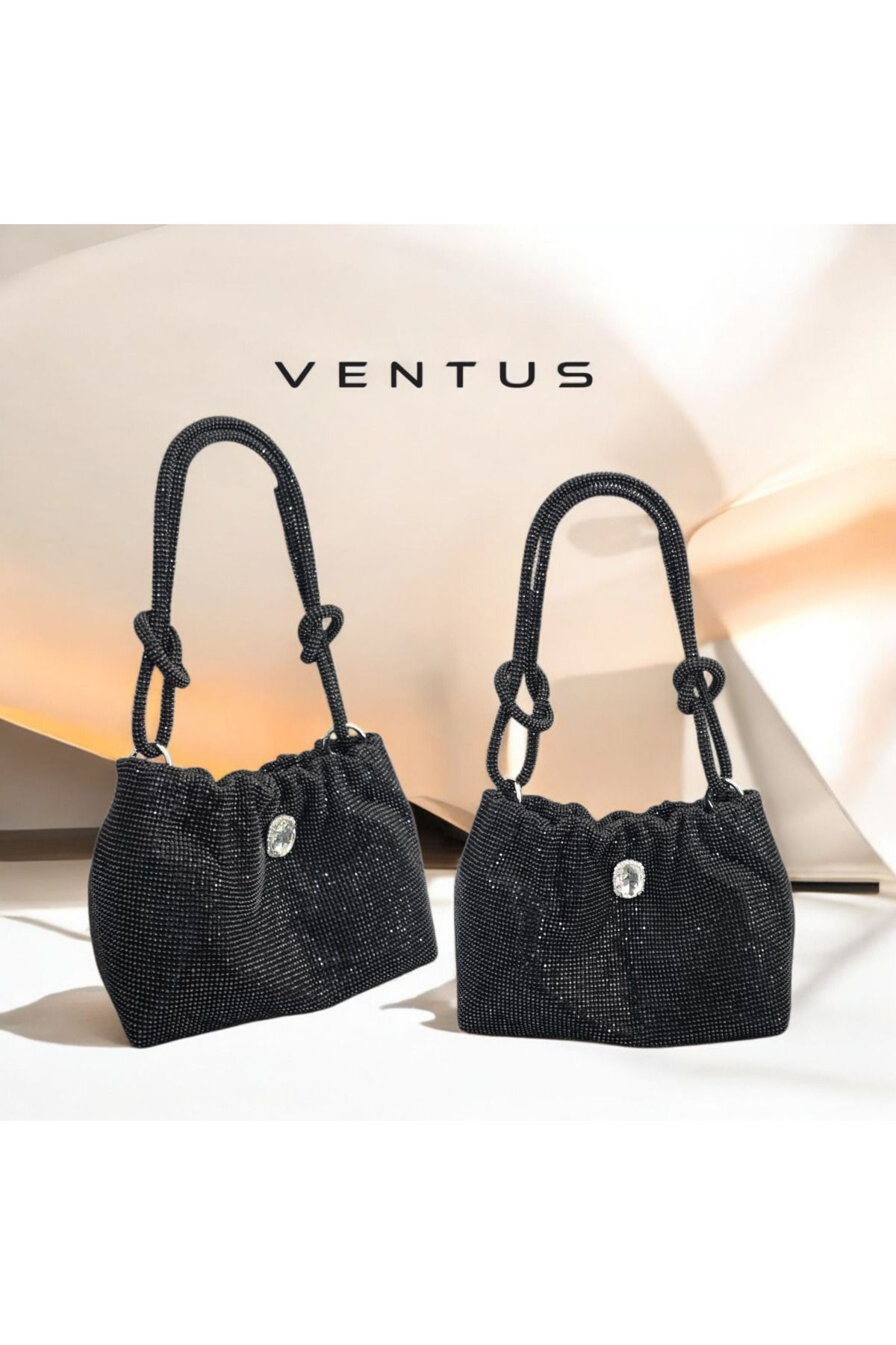 Ventus SİYAH TAŞLI ÇANTA