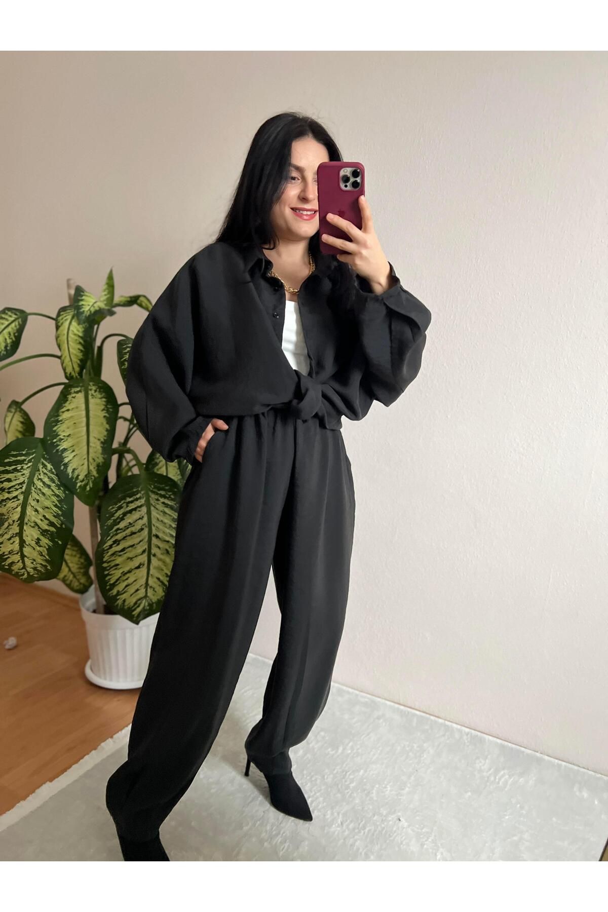 STEALLE MODA GİYİM Modal Kumaş İkili Takım-1044