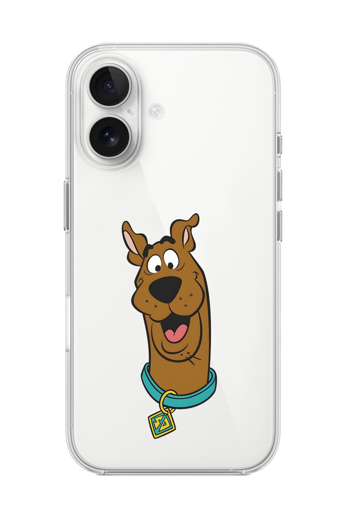 Dali Design iPhone 16 Uyumlu Şeffaf Kılıf Cartoon Scooby Doo 14 Tasarımlı