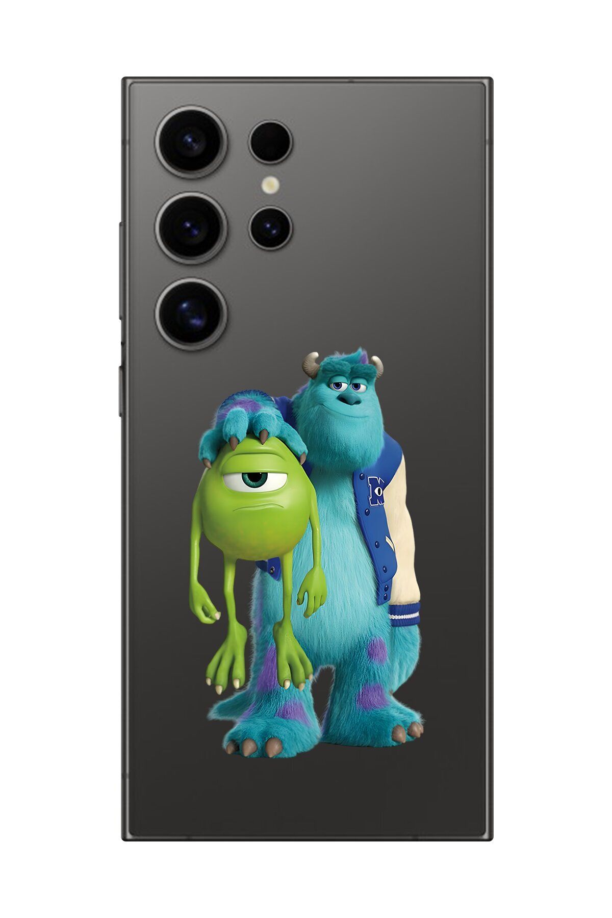 Dali Design Galaxy S24 Ultra Uyumlu Şeffaf Kılıf Cartoon Sevimli Canavarlar 15 Tasarımlı