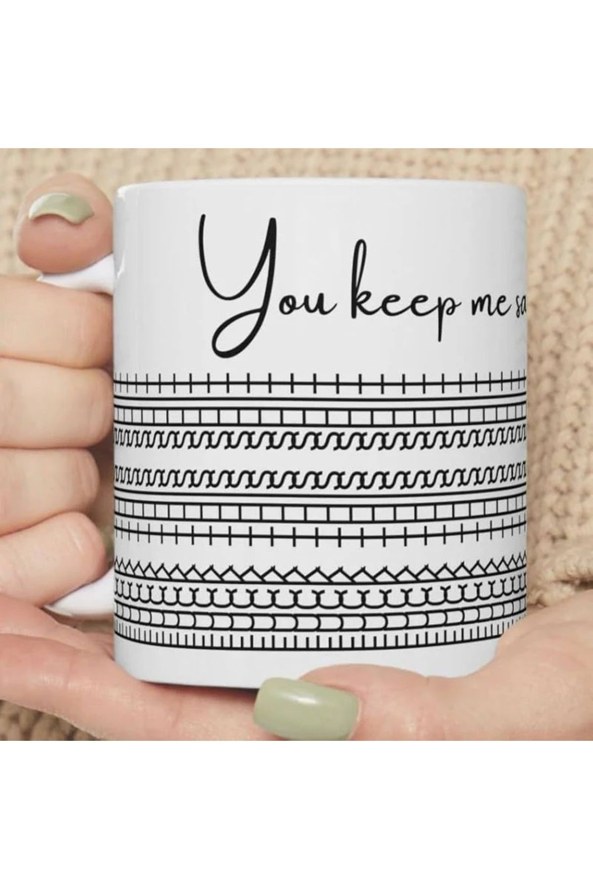 Cups Art Fck This Sht Hidden Message 1. Kalite Porselen Kupa Bardak