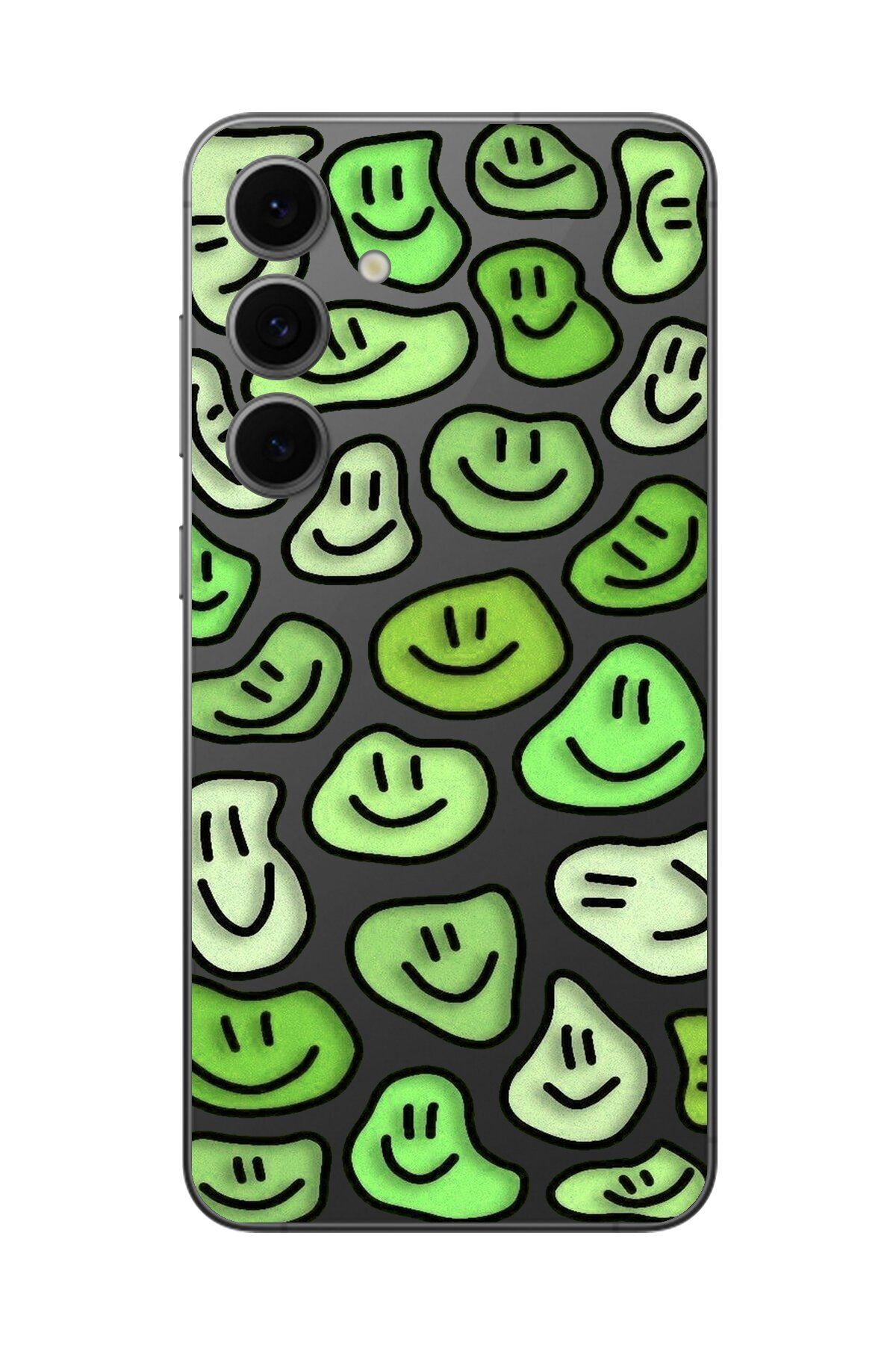Dali Design Galaxy S24 FE Uyumlu Şeffaf Kılıf Şeffaf Wallpaper 9 Tasarımlı