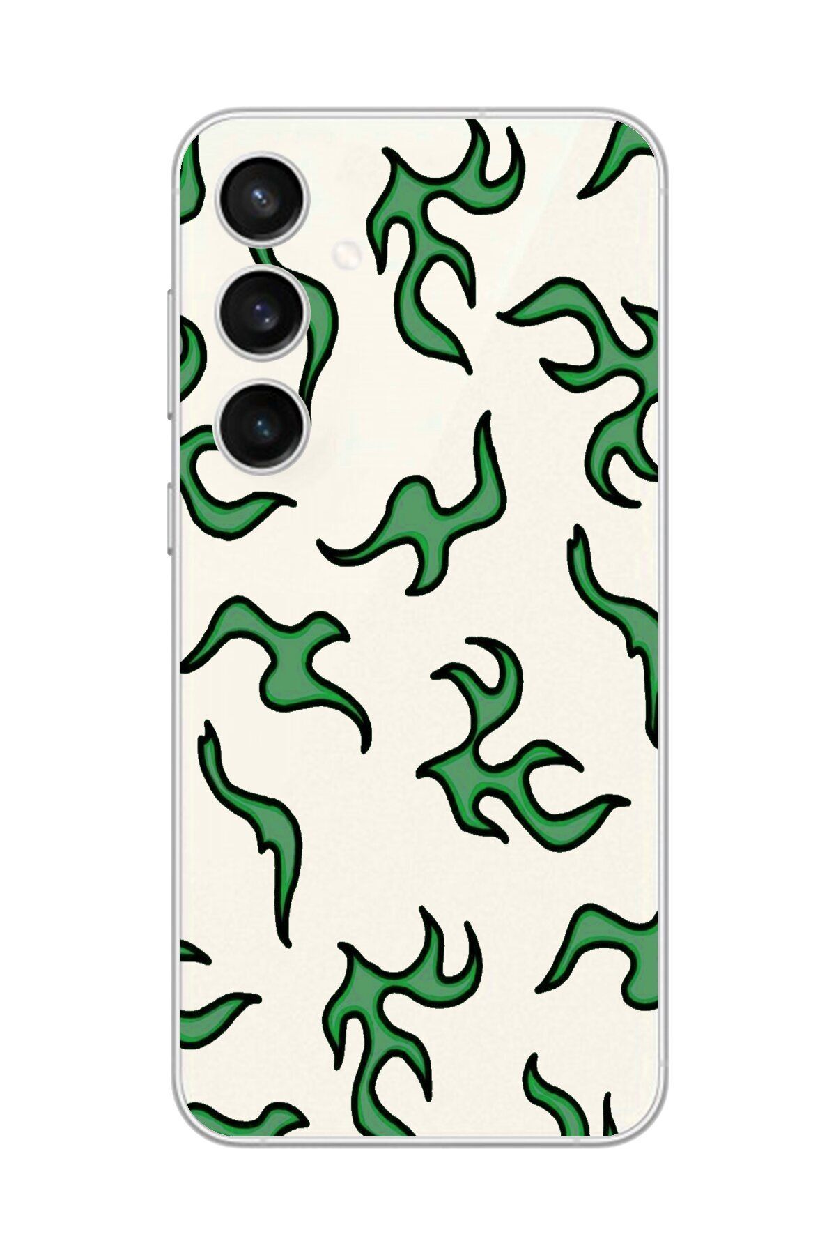 Dali Design Samsung Galaxy S23+ Uyumlu Şeffaf Kılıf Şeffaf Wallpaper 5 Tasarımlı