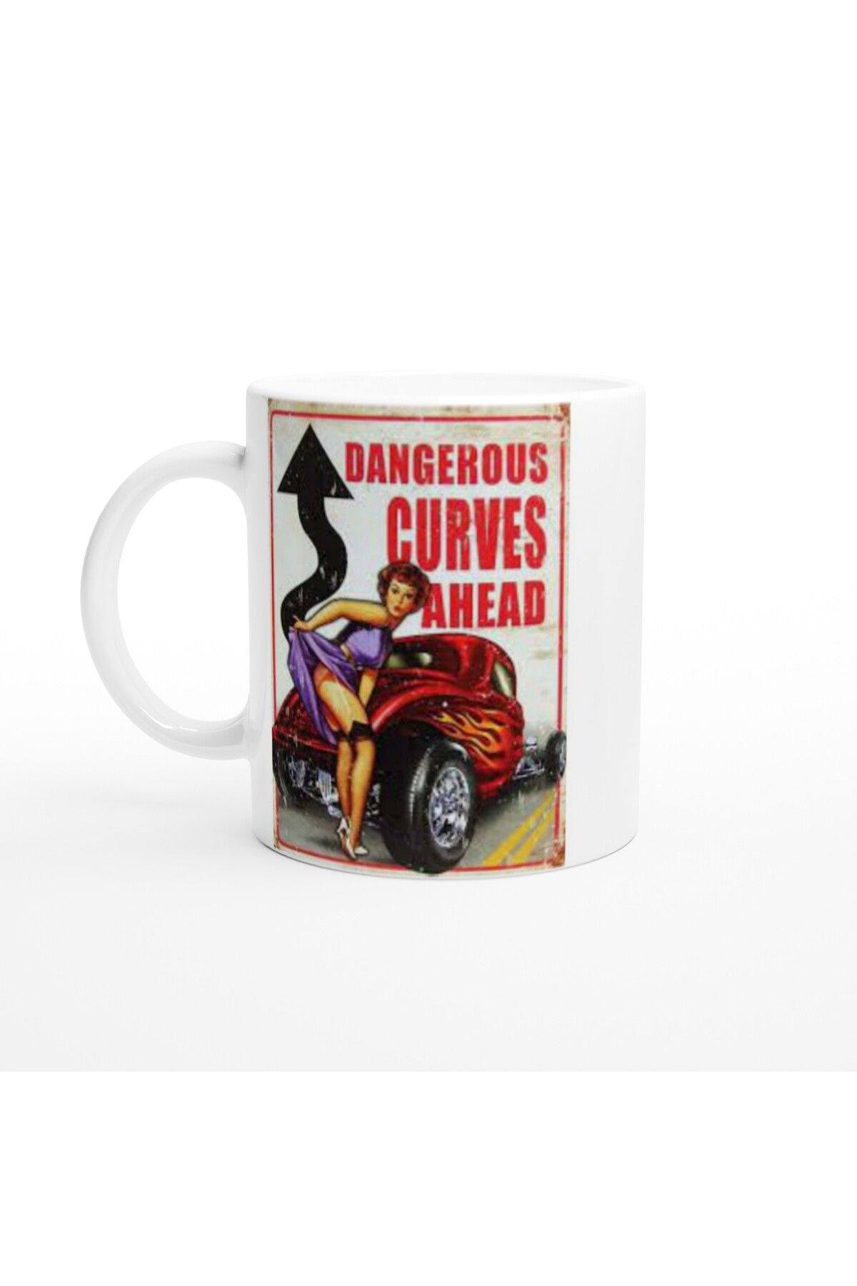 Wisdom Rain Dangerous Curves Ahead Hot Rod Kupa Bardak