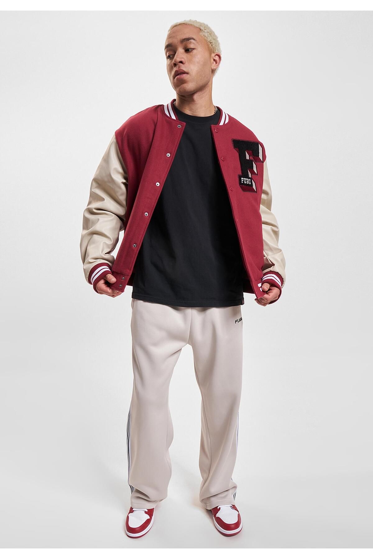 FUBU-Herren Fm233-009-1 College Varsity Jacket 6