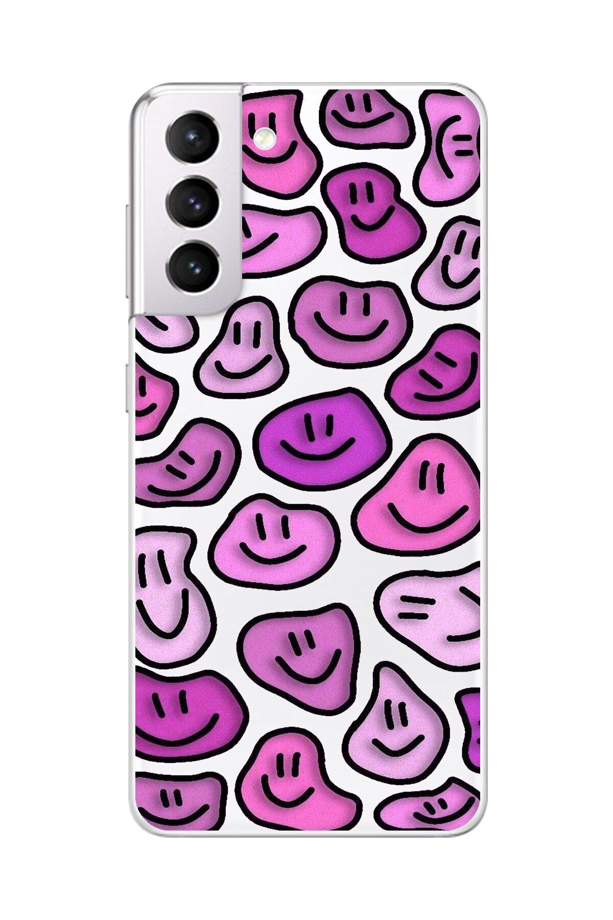 Dali Design Samsung Galaxy S21 Uyumlu Şeffaf Kılıf Şeffaf Wallpaper 7 Tasarımlı