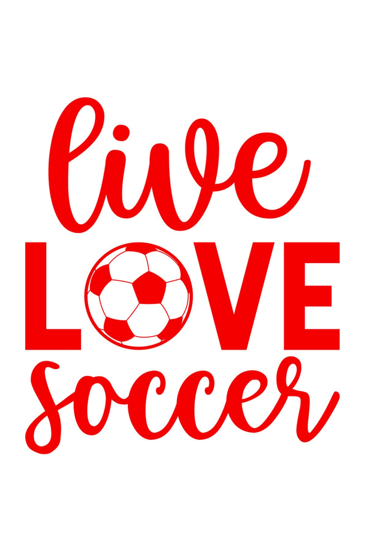StoryGift Romania Sticker Eticheta 40cm Exterior Cu Indemnuri In Limba Engleza "live, Love, Soccer" - Traieste I - One Size