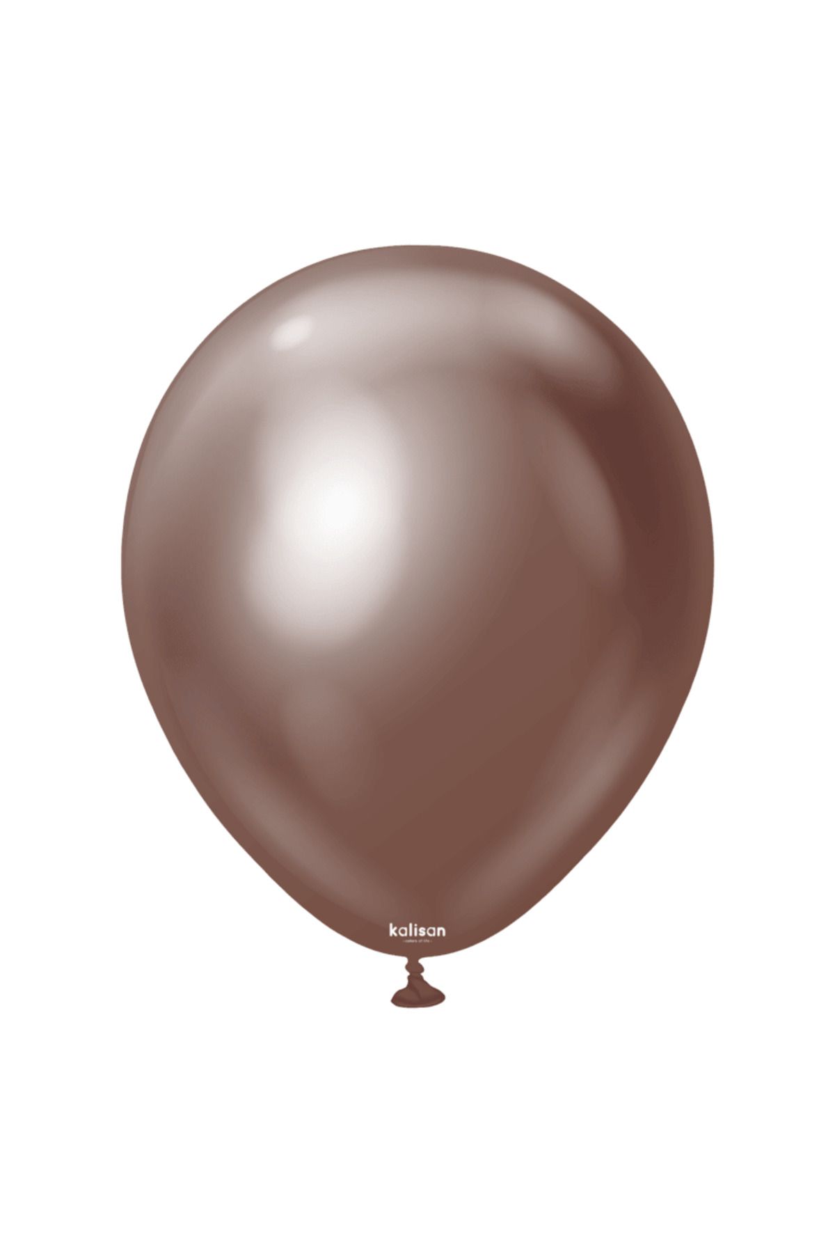 Partweety Kalisan Mirror Krom Balon Çikolata Kahve 12 inc 5 Adet