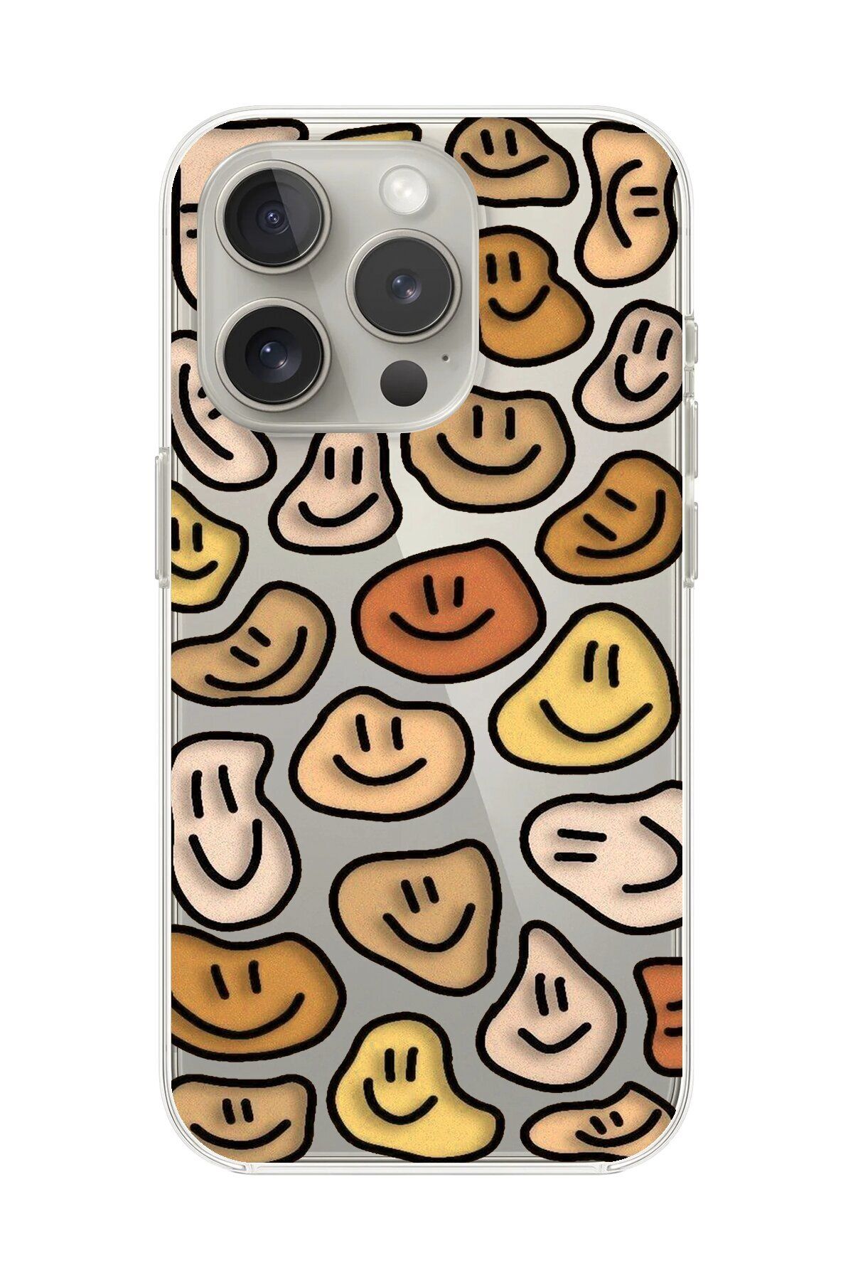 Dali Design iPhone 16 Pro Max Uyumlu Şeffaf Kılıf Şeffaf Wallpaper 8 Tasarımlı