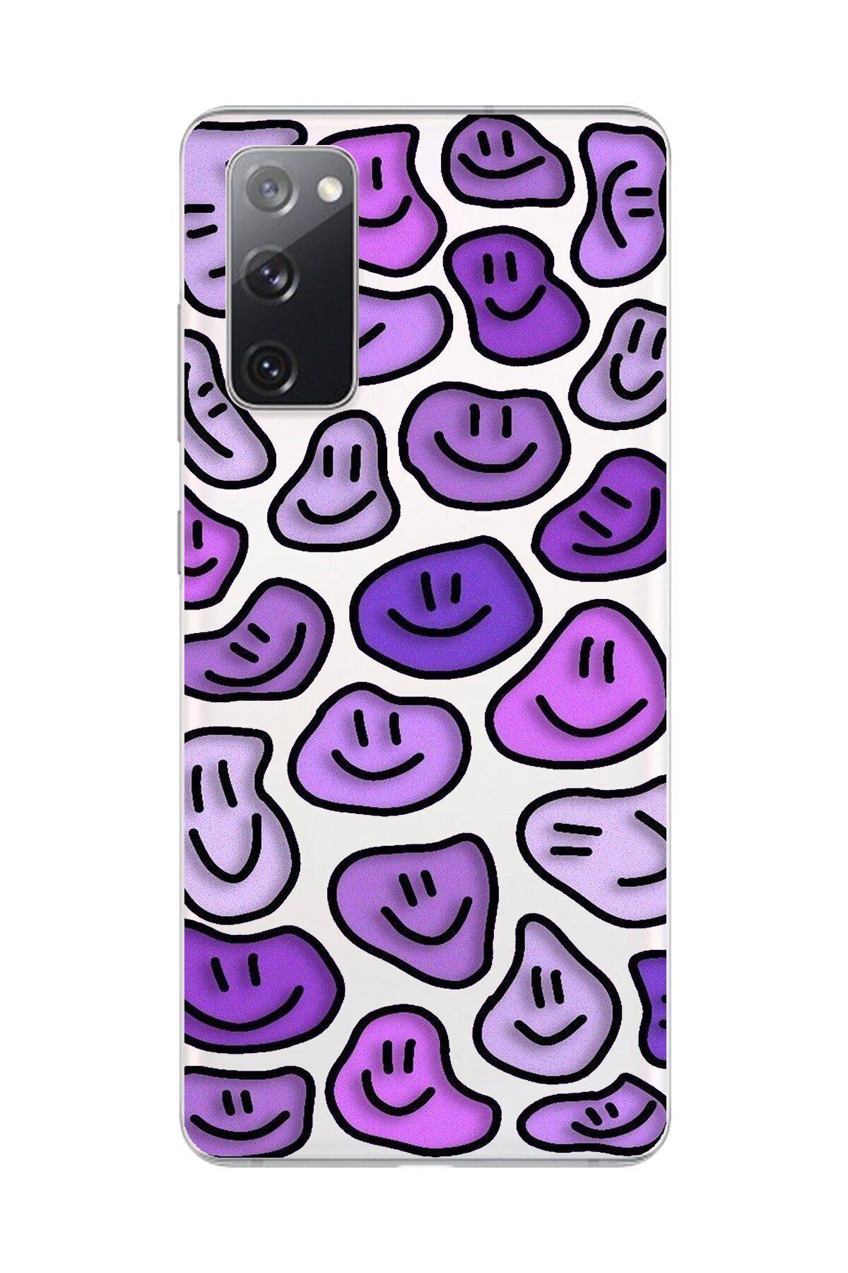 Dali Design Galaxy S20 FE Uyumlu Şeffaf Kılıf Şeffaf Wallpaper 6 Tasarımlı