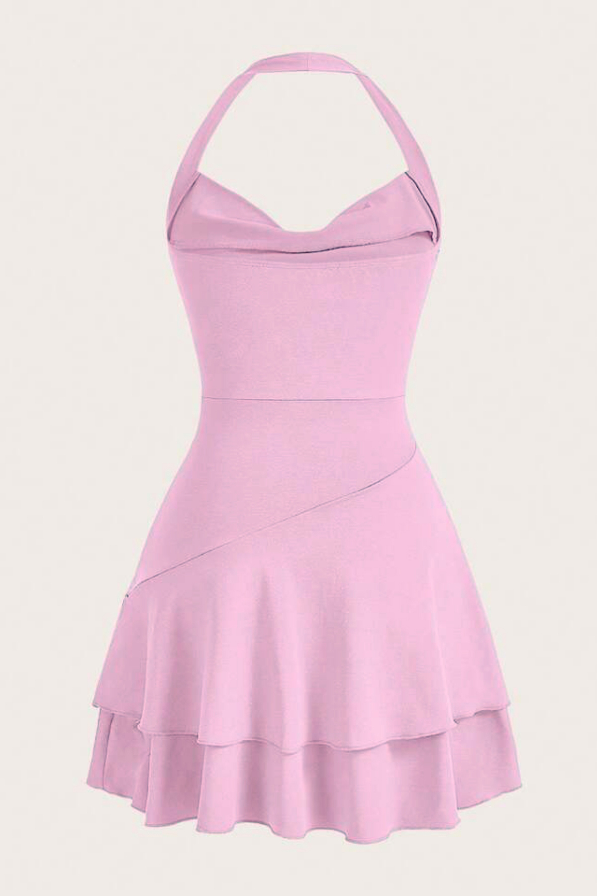 Edela  Boyundan Askılı Mini Elbise 5022 - Görsel 2