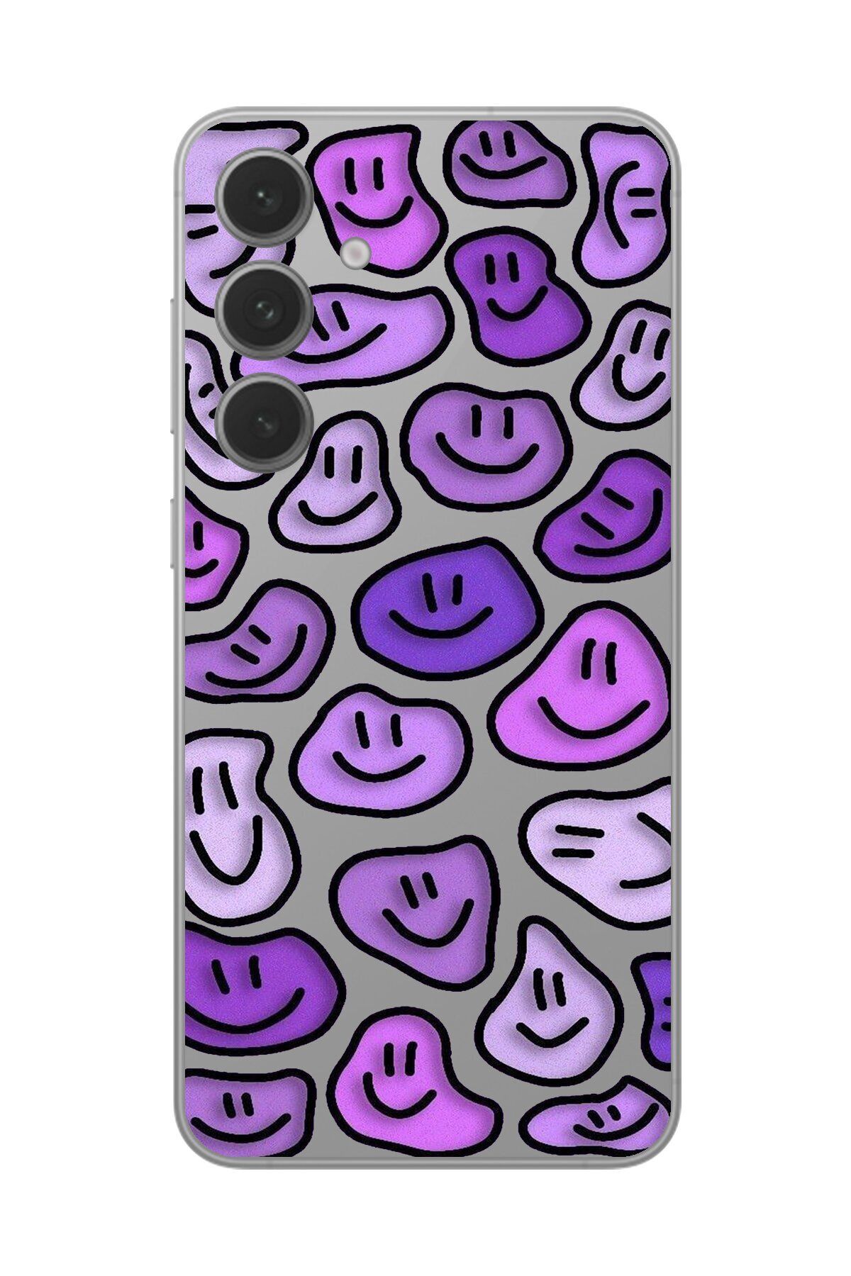 Dali Design -Galaxy S24+ Uyumlu Şeffaf Kılıf Şeffaf Wallpaper 6 Tasarımlı