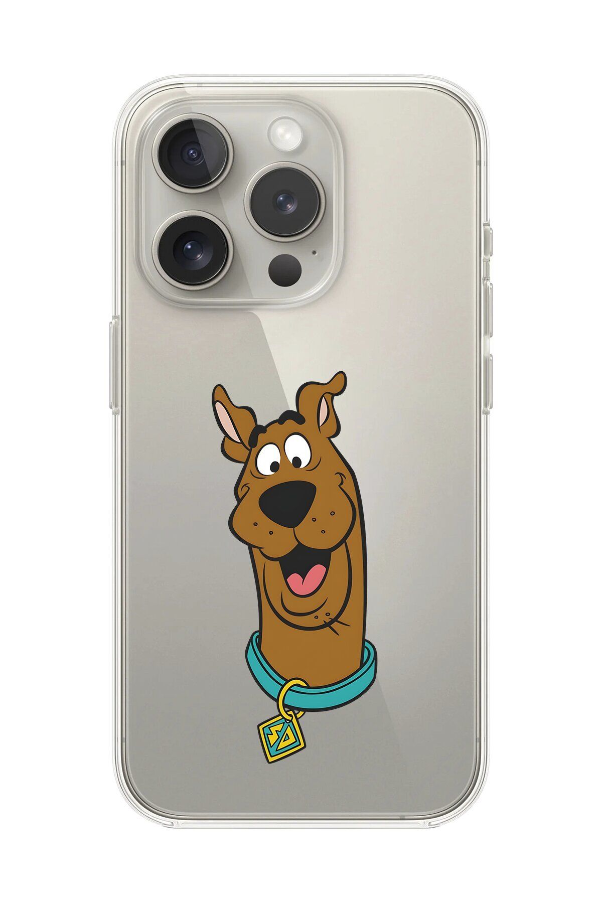 Dali Design iPhone 12 Pro Max Uyumlu Şeffaf Kılıf Cartoon Scooby Doo 14 Tasarımlı