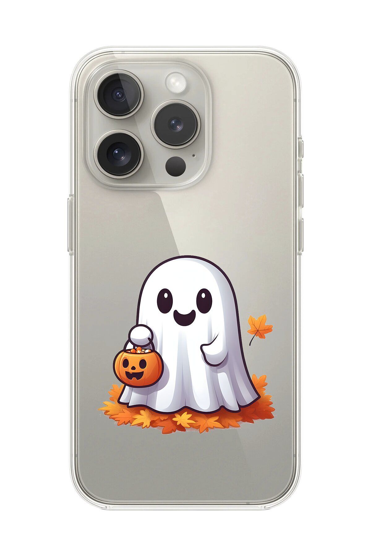 Dali Design iPhone 15 Pro Max Uyumlu Şeffaf Kılıf Şeffaf New Minies 3 Tasarımlı