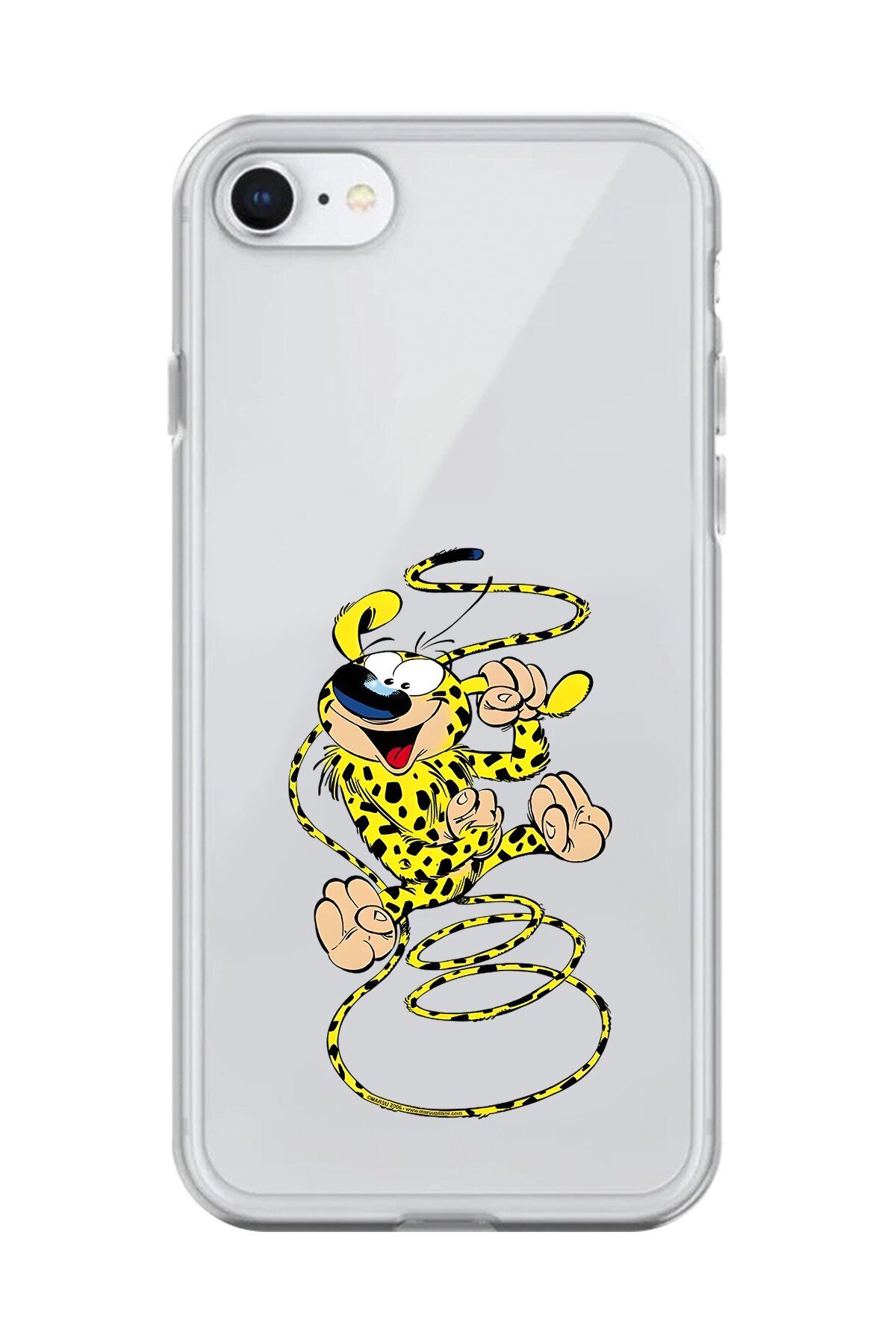 Dali Design iPhone 6S Plus Uyumlu Şeffaf Kılıf Cartoon Marsupilami 9 Tasarımlı