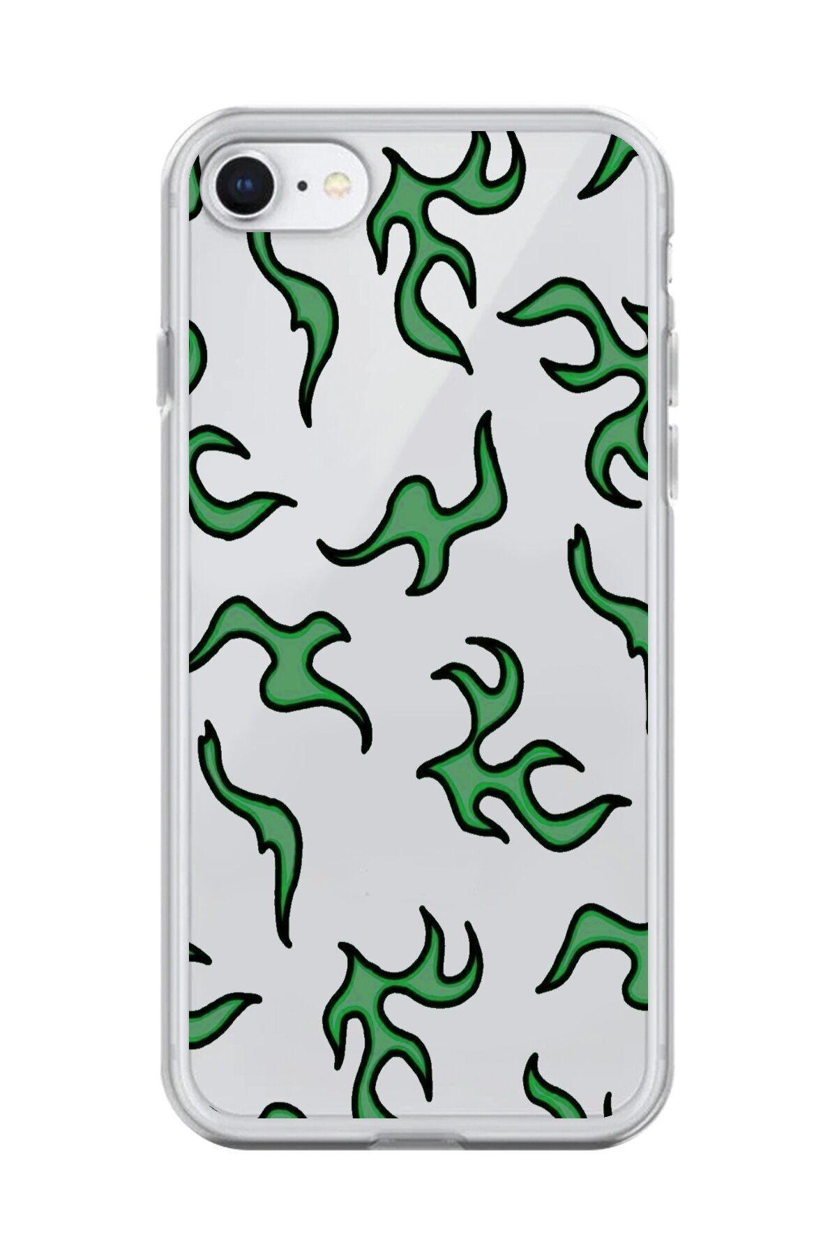 Dali Design iPhone 6 Plus Uyumlu Şeffaf Kılıf Şeffaf Wallpaper 5 Tasarımlı