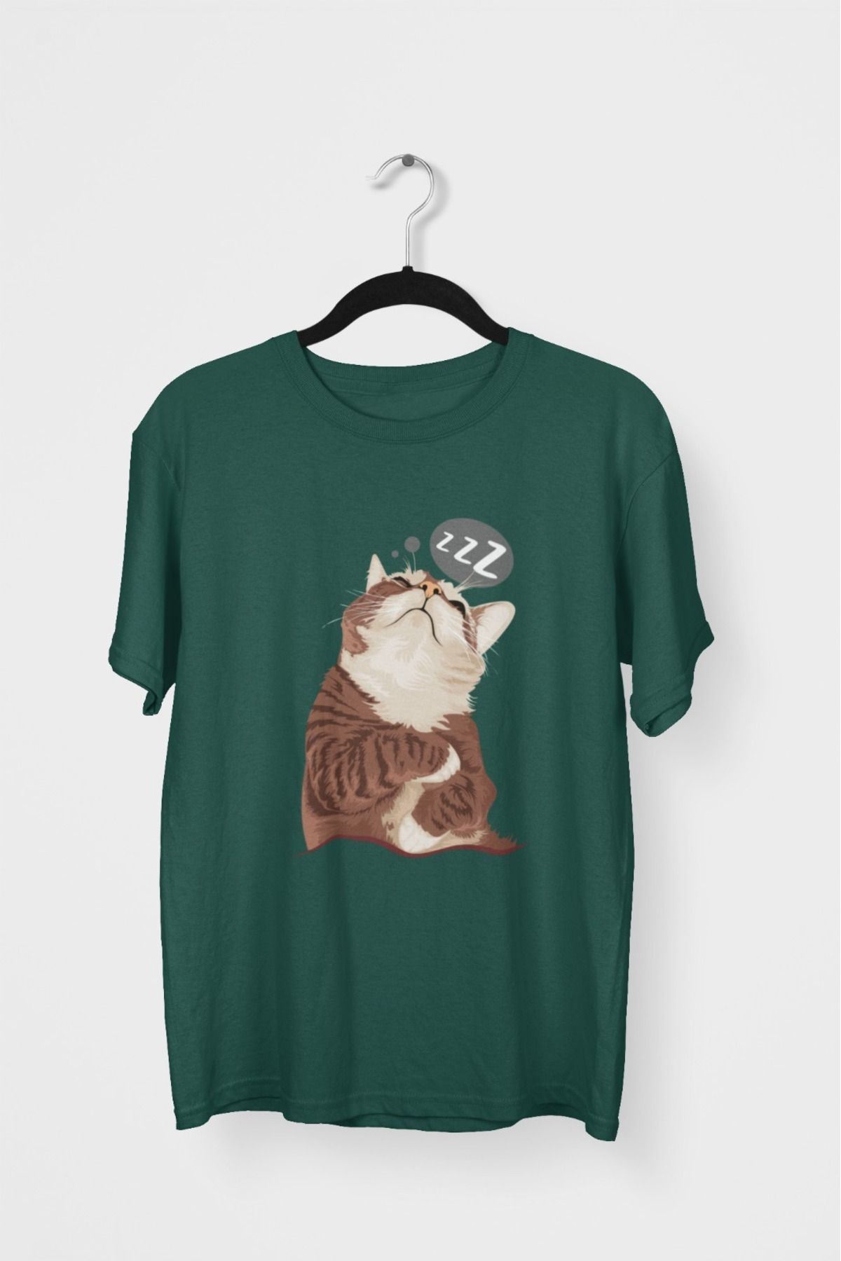Butik ERKEK/KADIN -KEDİ2 - TRANSFER BASKILI YUVARLAK YAKA KISA KOL TİŞÖRT