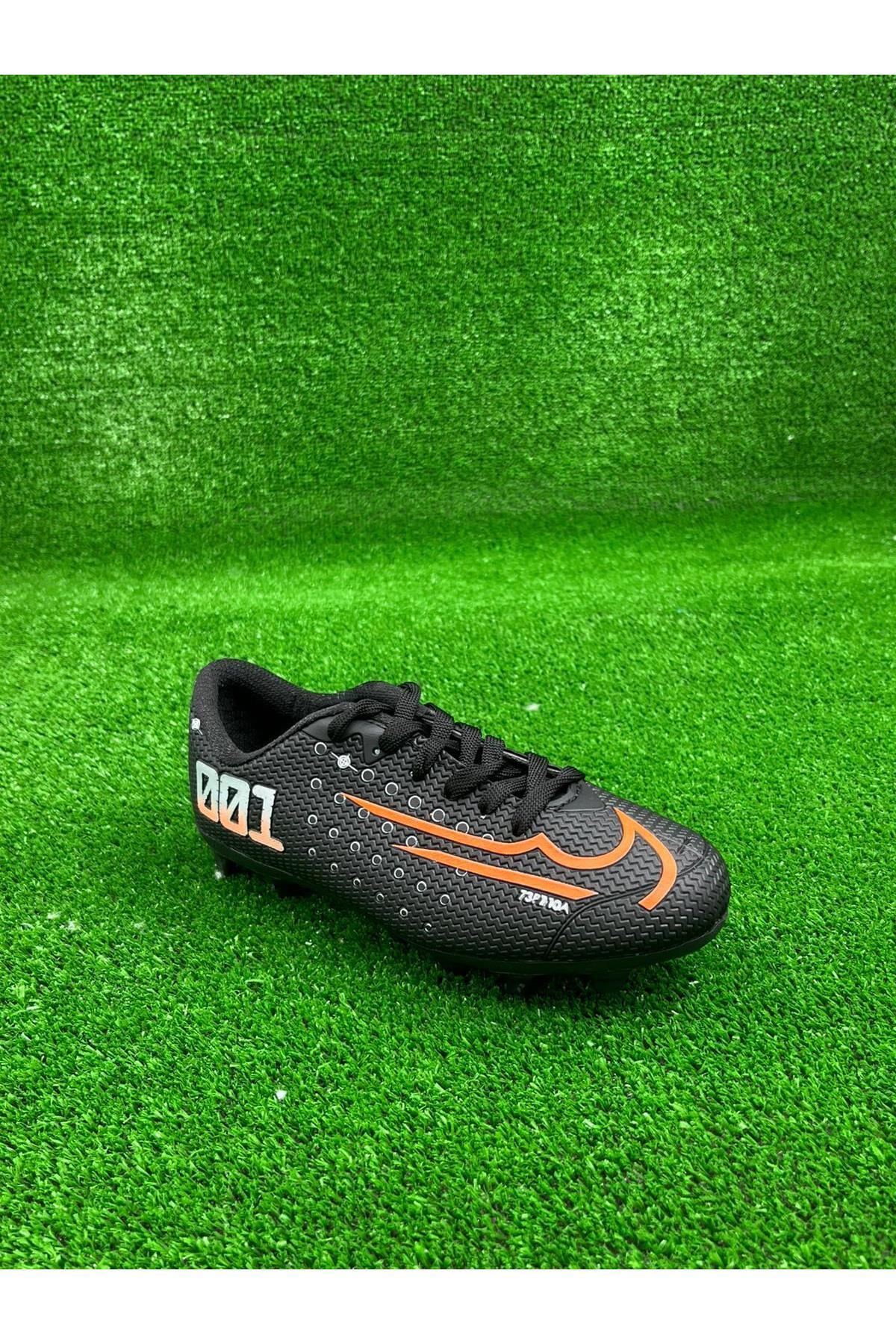 Moda Lime Erkek Çocuk Krampon Çim Saha Erkek Çocuk Futbol Ayakkabı Çivili Futbol Spor Ayakkabısı görsel 4